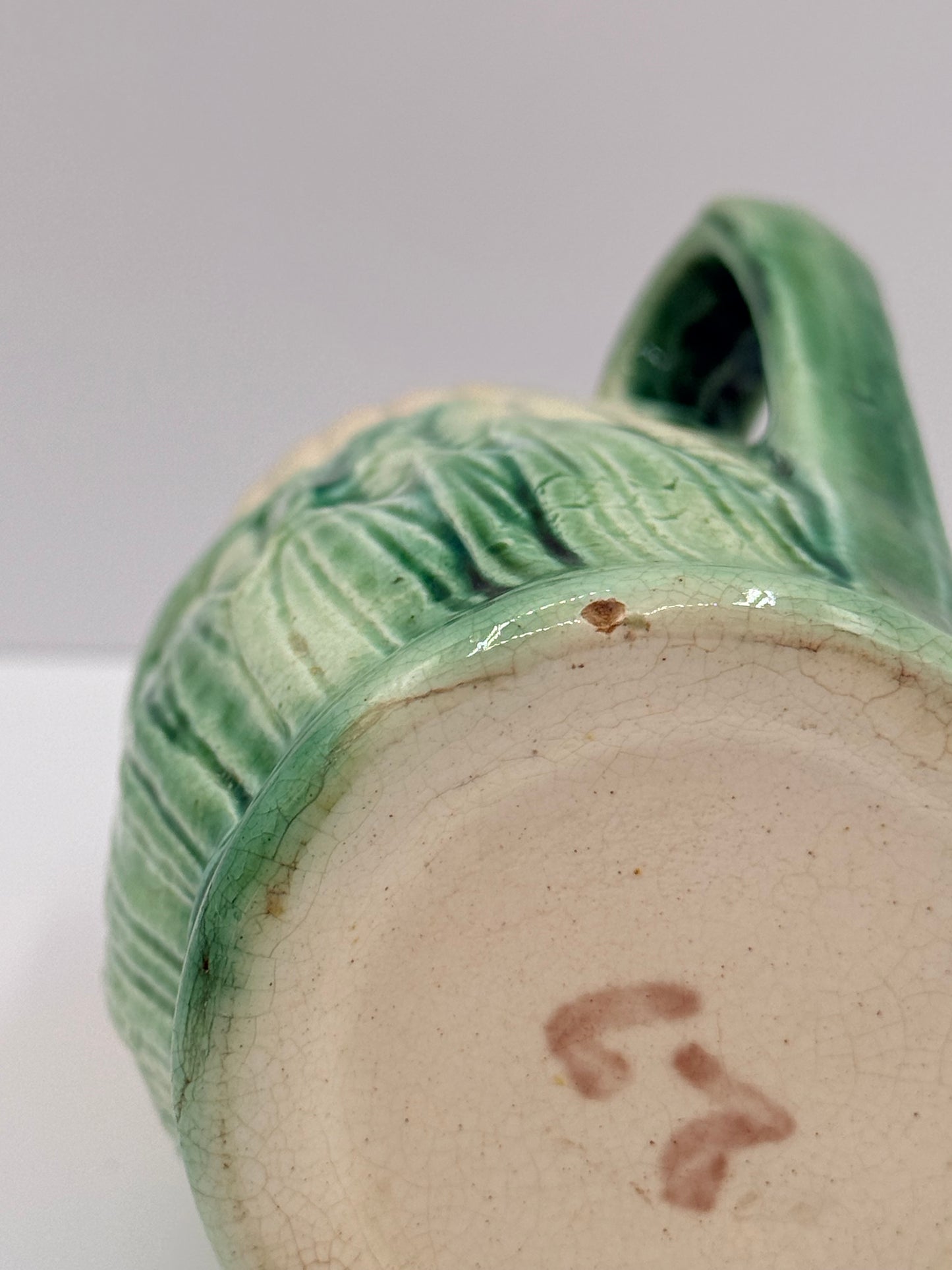 Etruscan Majolican Corn Creamer