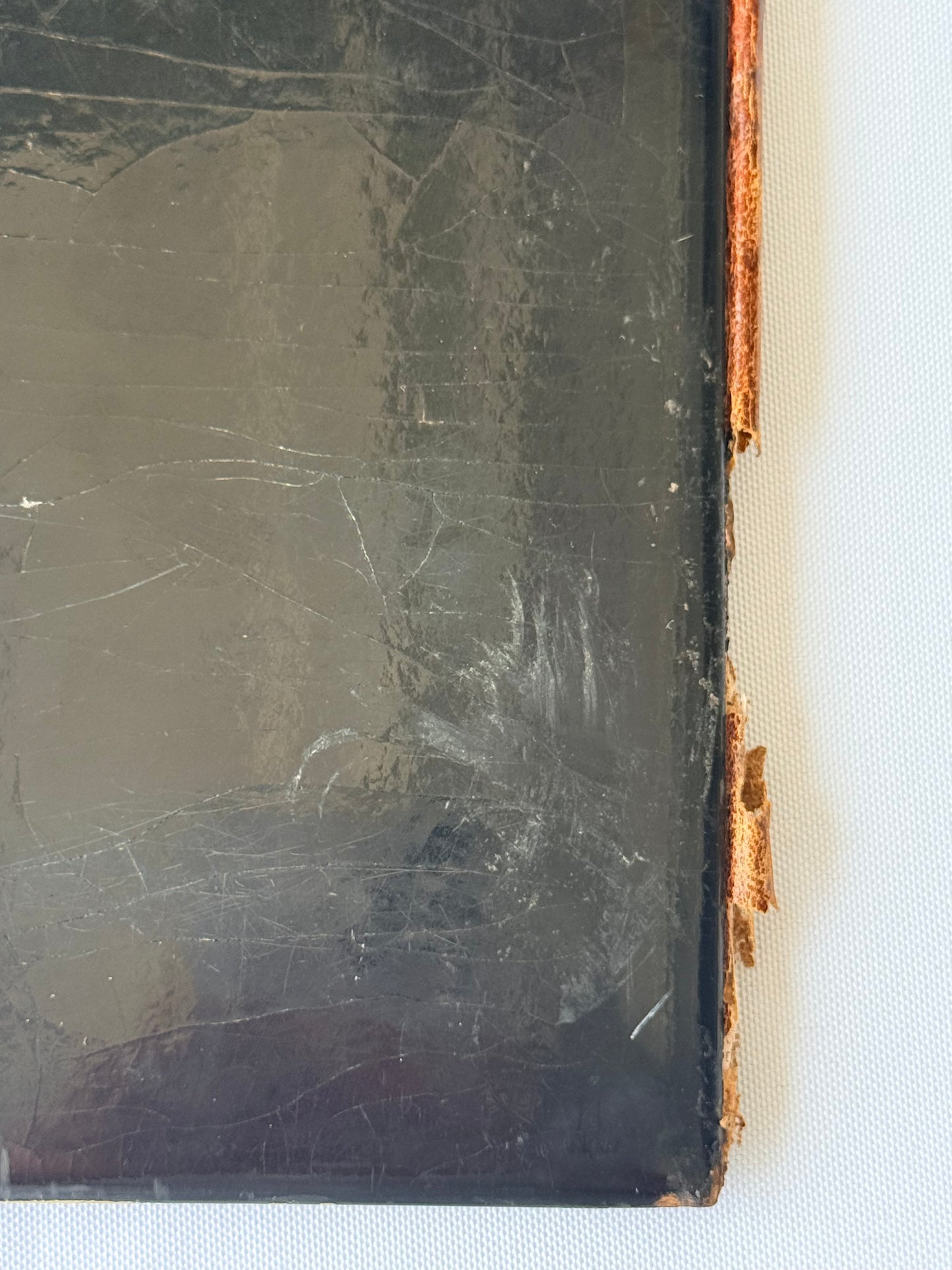 Victorian Paper Mache Desktop Blotter, Victorian Paper Holder