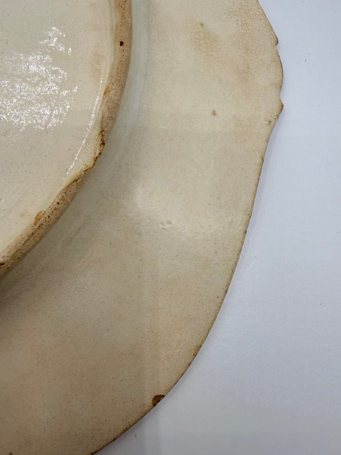 French Artichoke Majolica Plate
