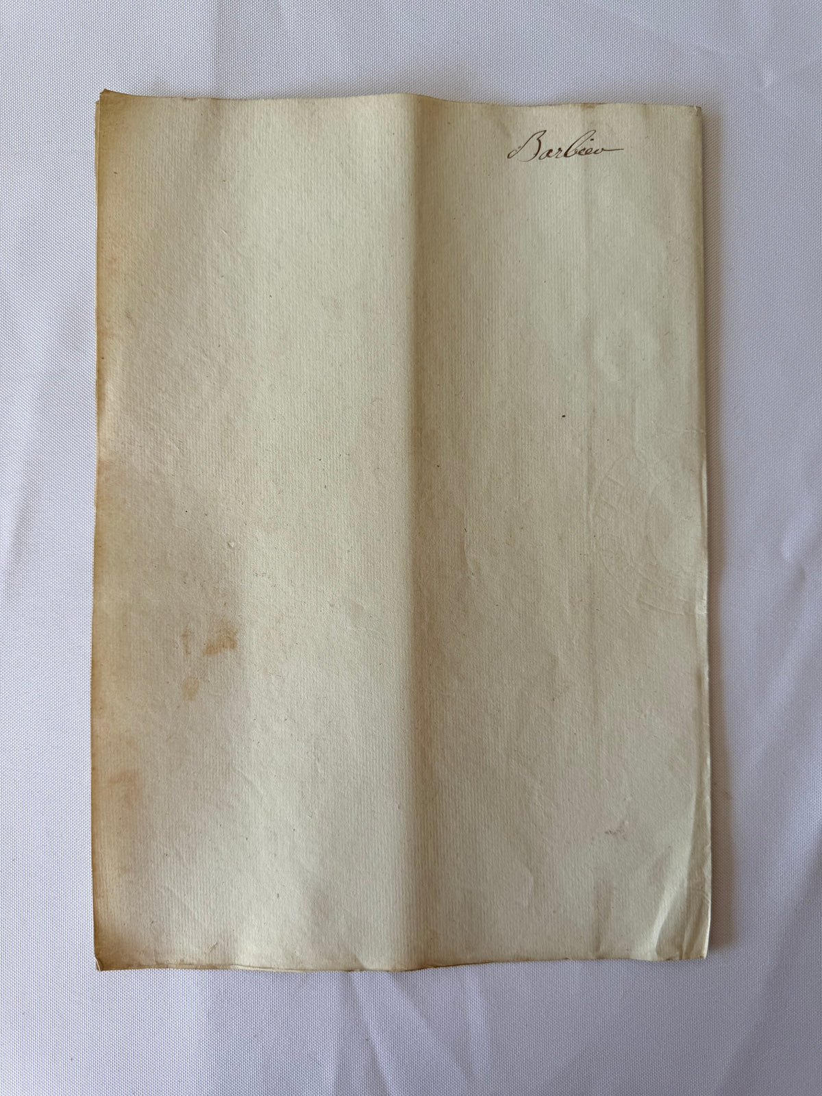 French Handwritten City Hall Document, 1828, Grenoble