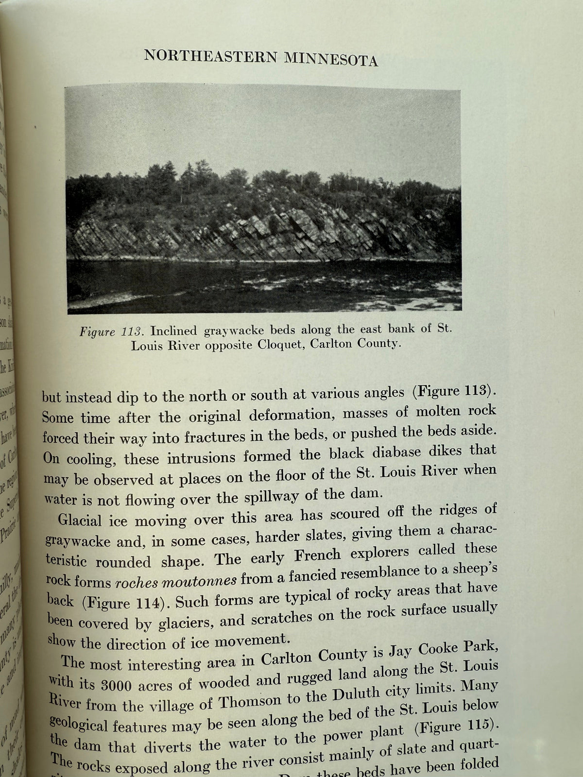 Minnesota's Rocks and Waters, George Schwartz, 1954 Des Moines Vintage