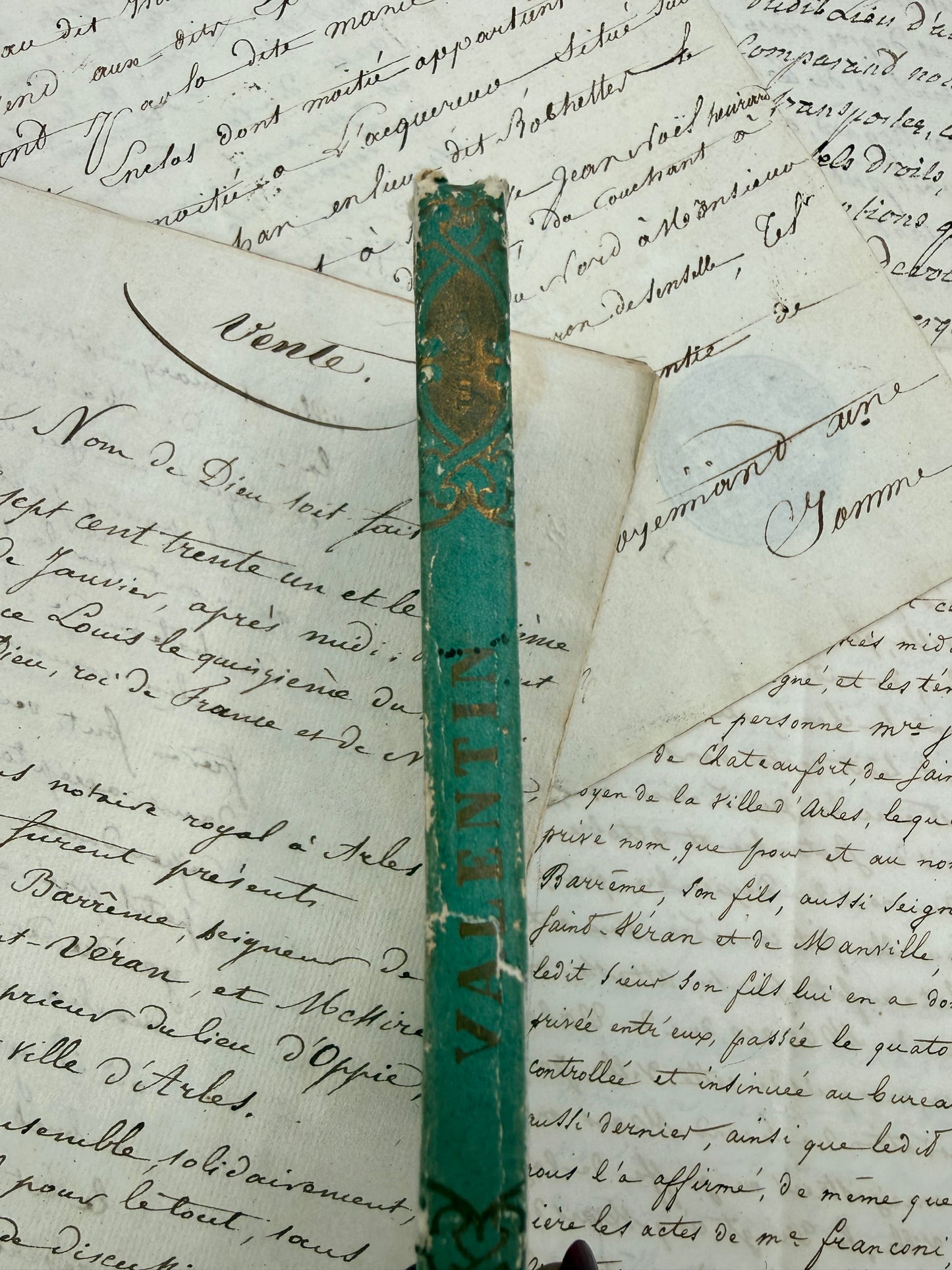 Valentin, French Cartonnage Book