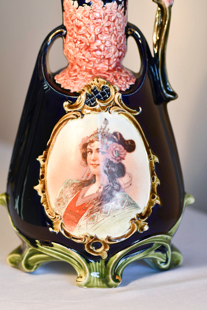 Art Nouveau Antique Vase or Ewer BB Antiques & Imports