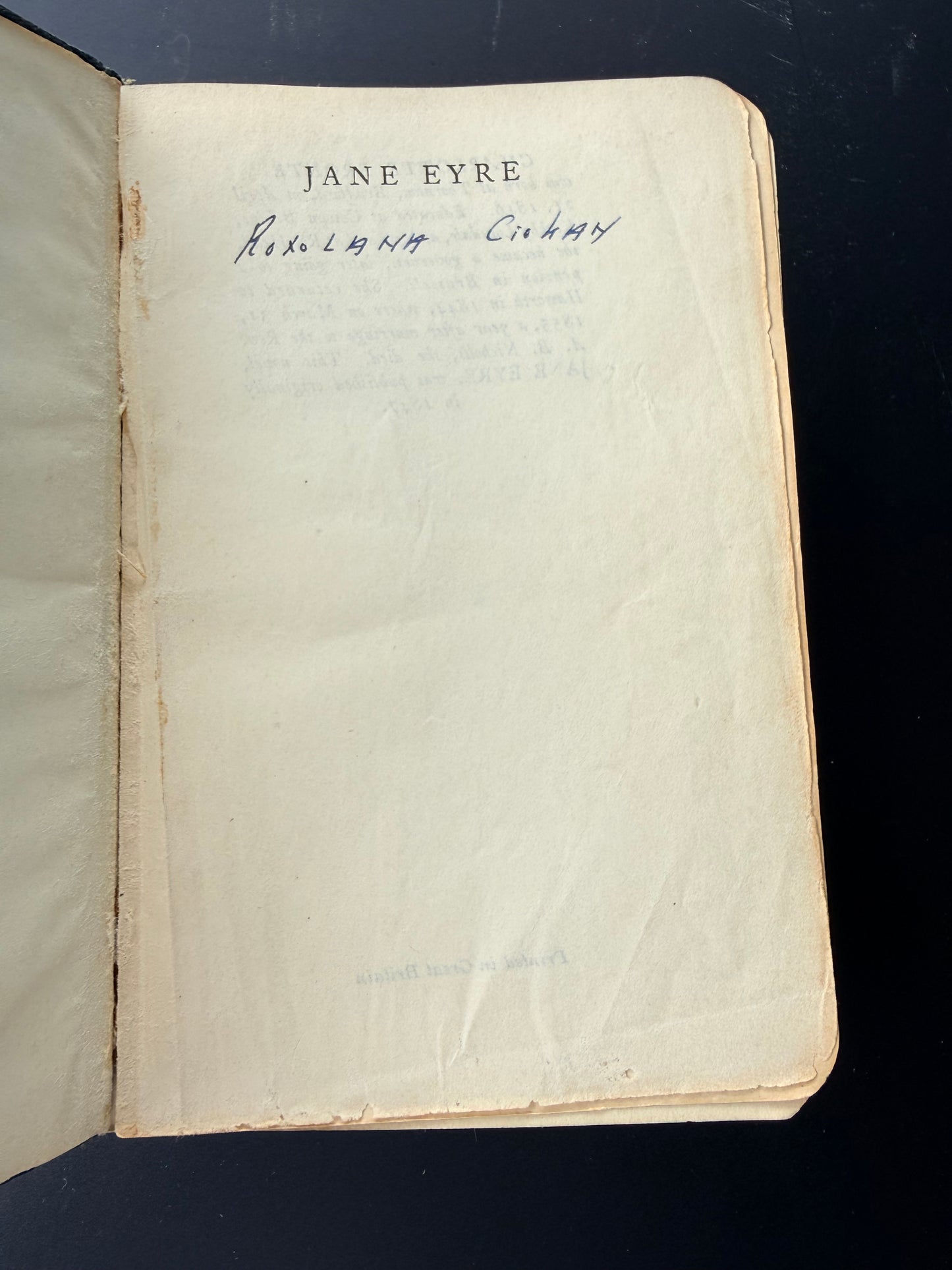 Vintage Jane Eyre by Charlotte Bronte