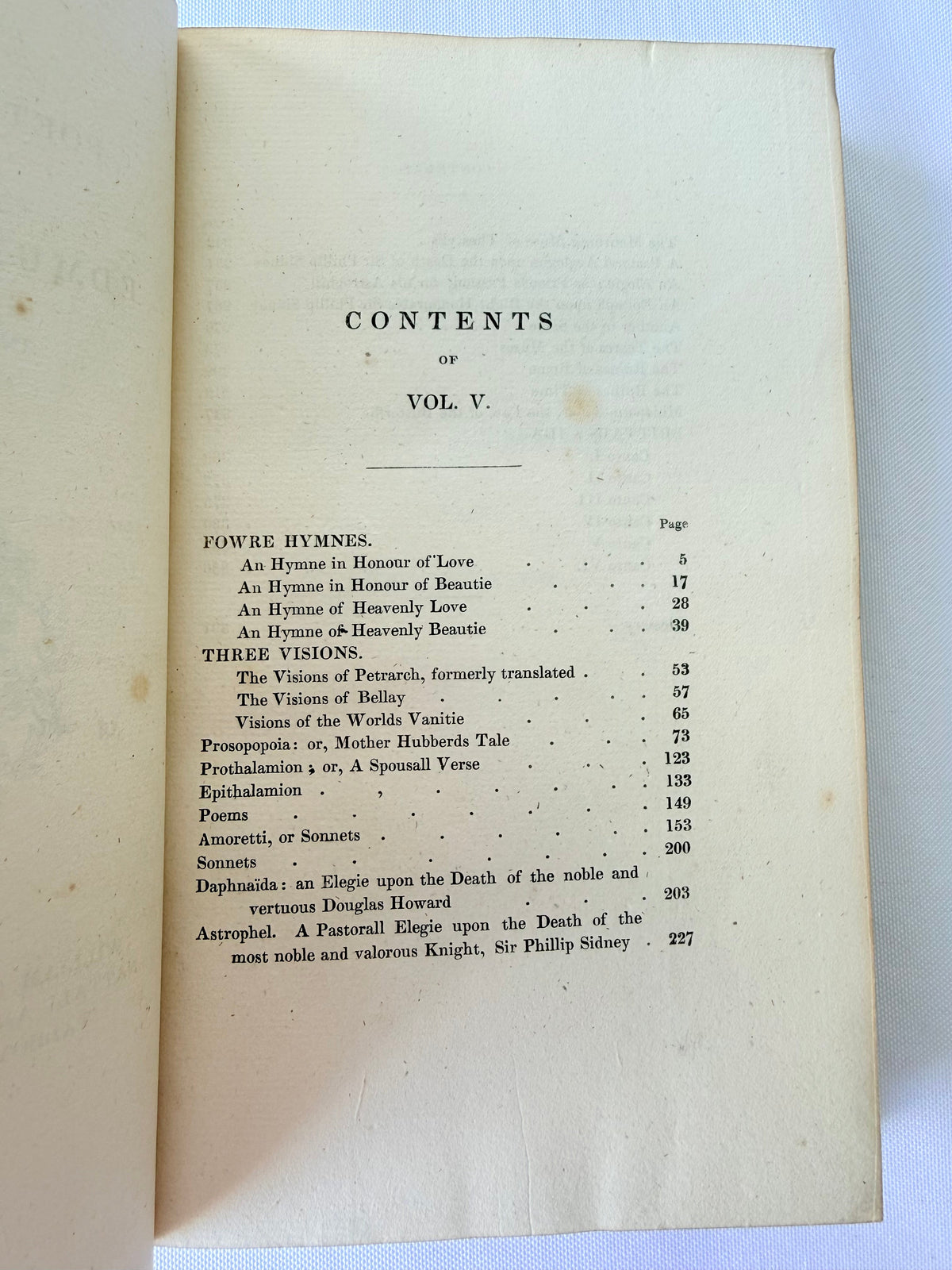 The Faerie Queen & Others, Edmund Spenser’s Works, 1825 DSM Vintage