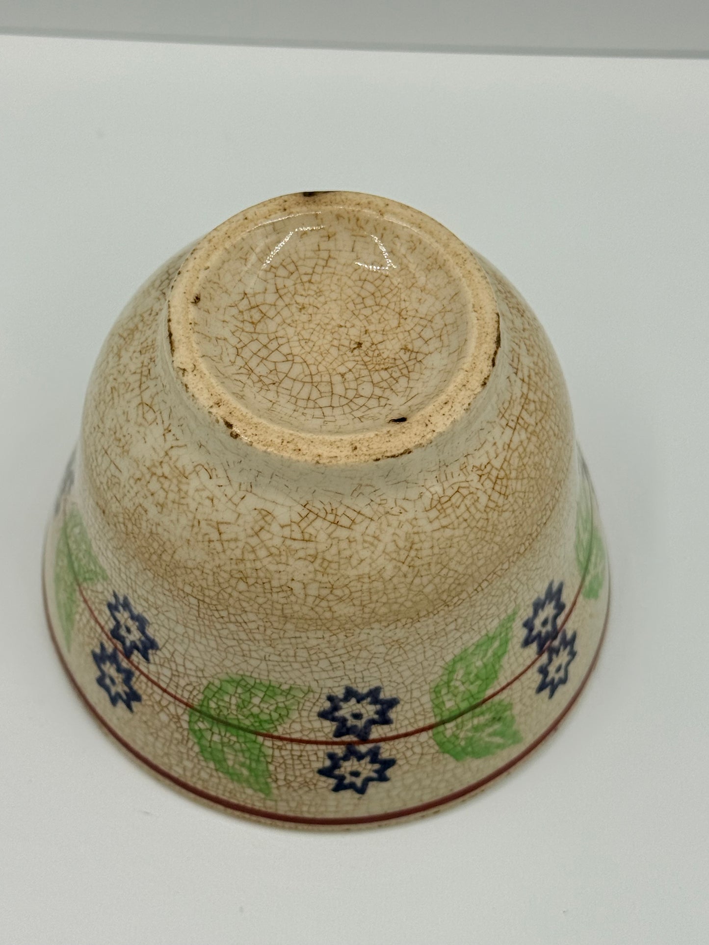 Small Ironstone Floral Bowl