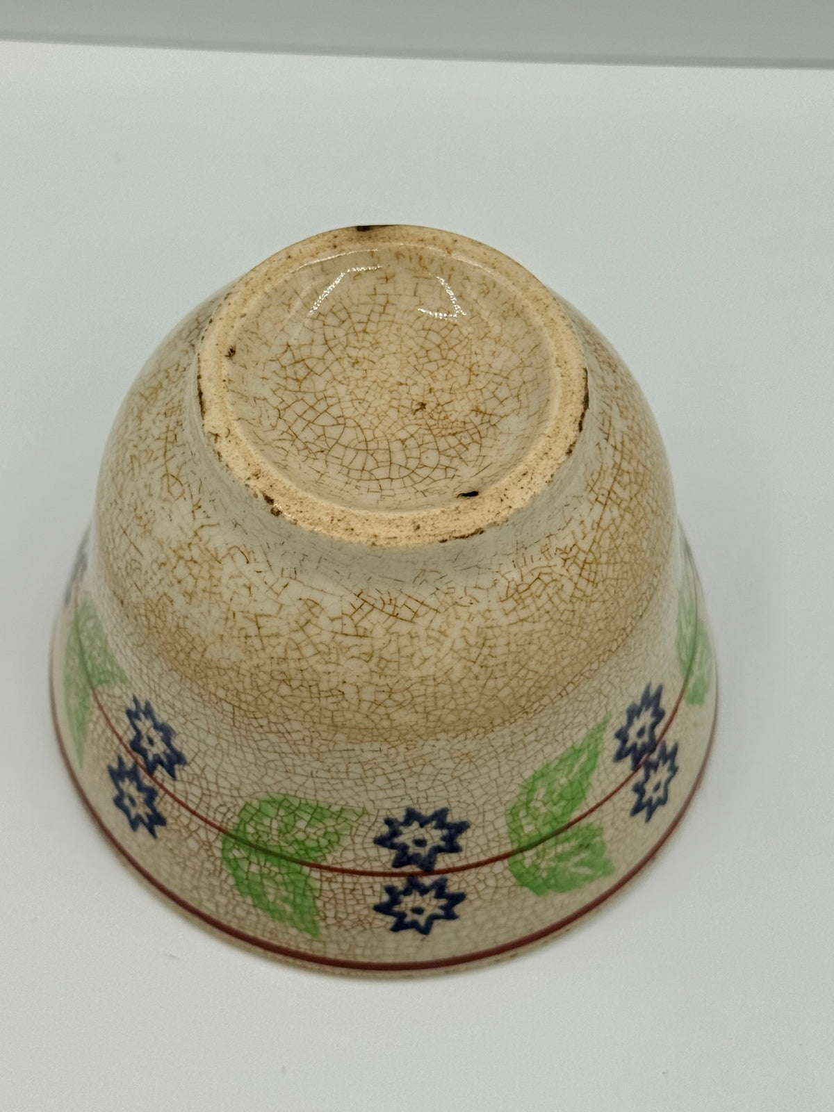 Small Ironstone Floral Bowl DSM Vintage