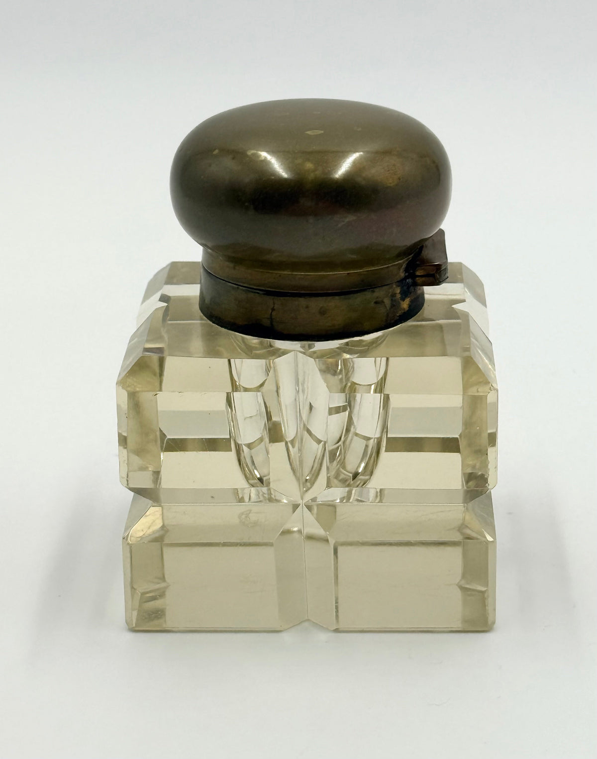 French Crystal Inkwell DSM Vintage