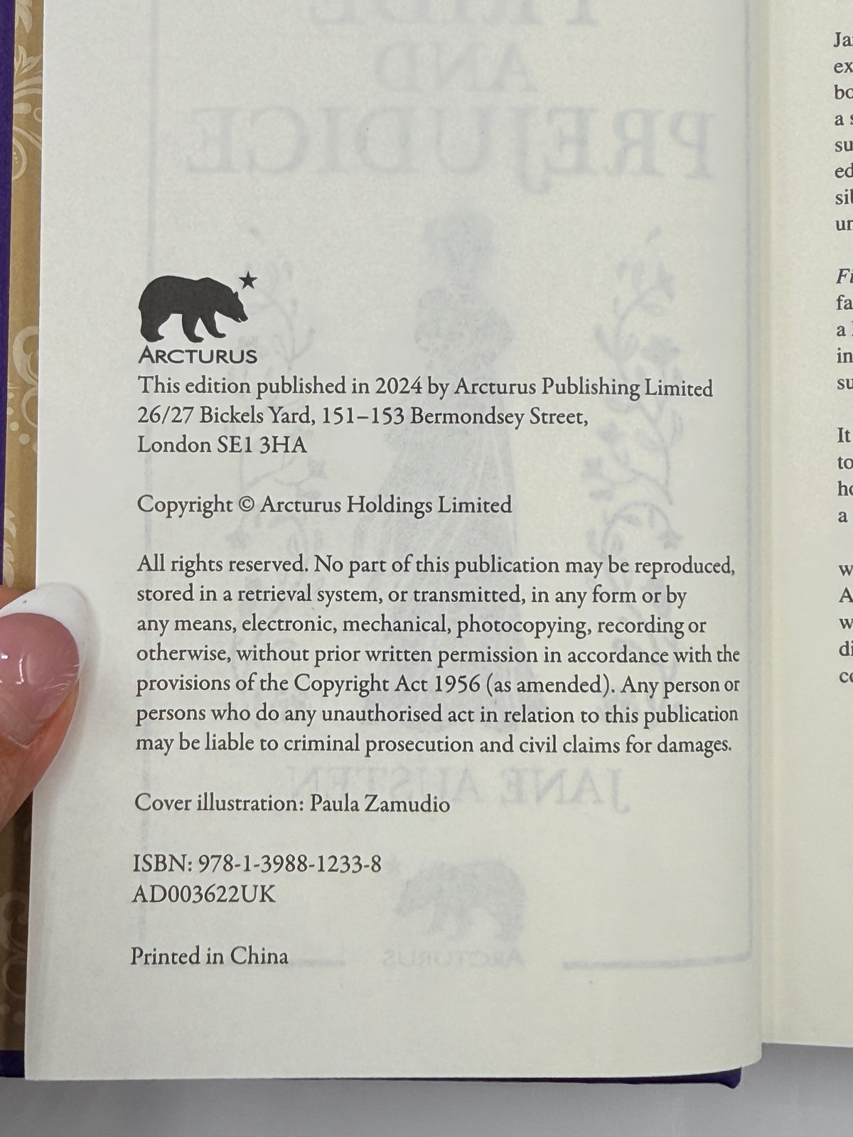Pride and Prejudice by Jane Austen, 2024 Arcturus