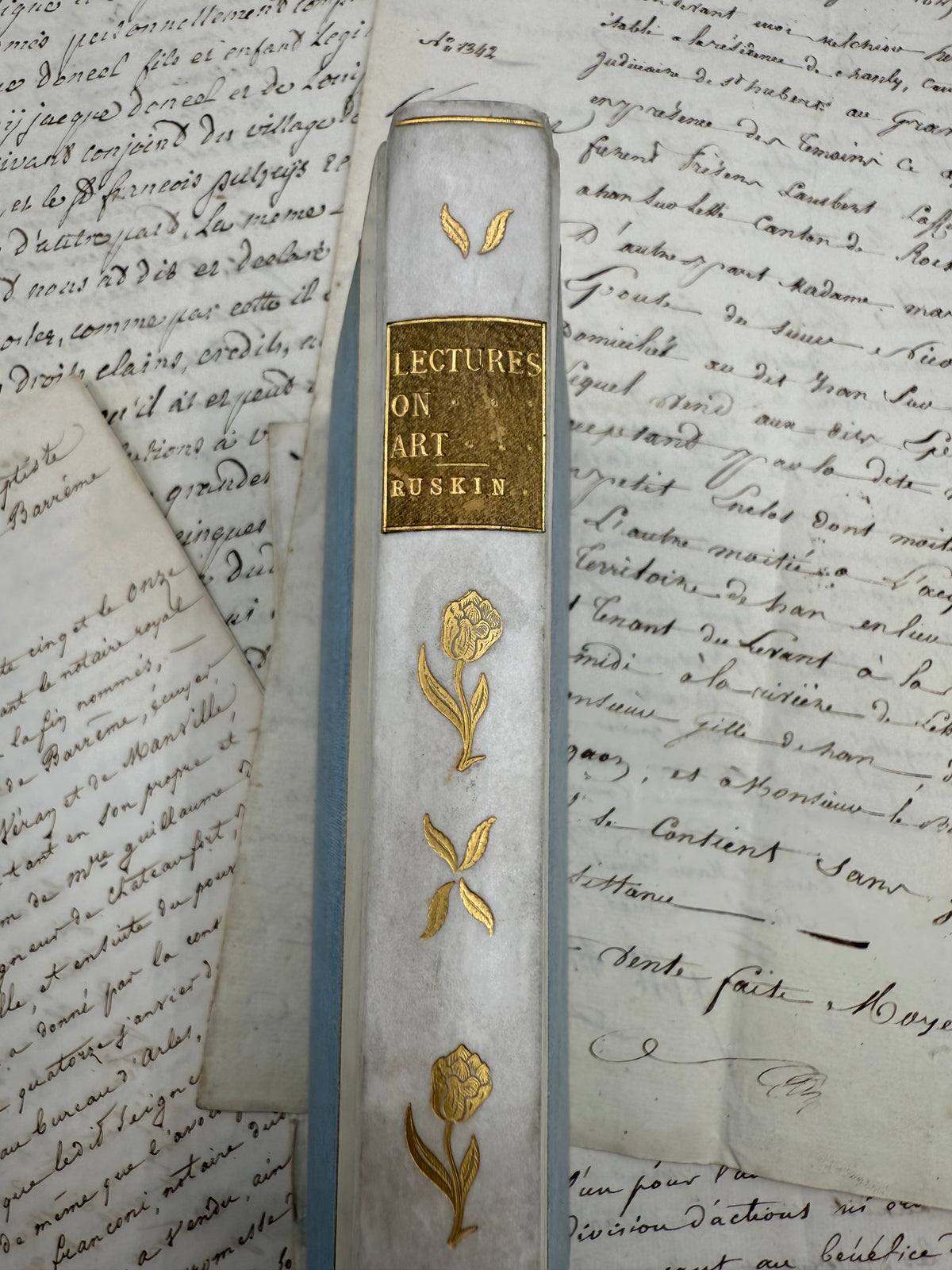 John Ruskin’s Lectures on Art, 1904 DSM Vintage