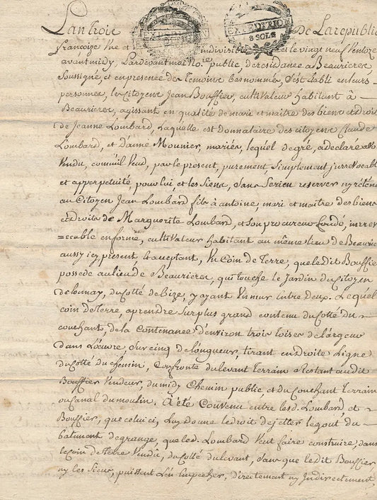Antique French Papers