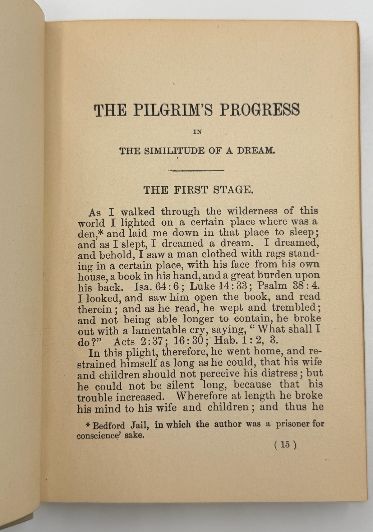 Pilgrim’s Progress by John Bunyan, Missing Title Page