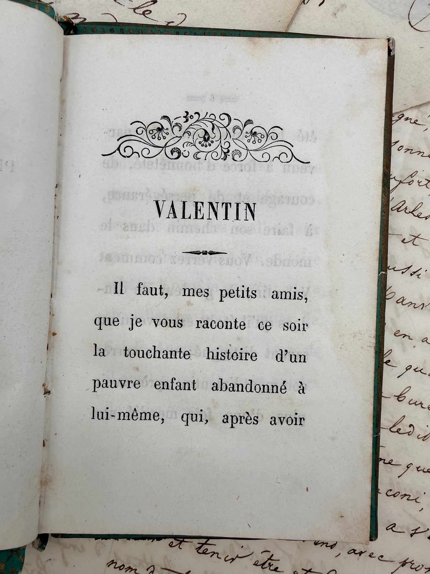Valentin, French Cartonnage Book