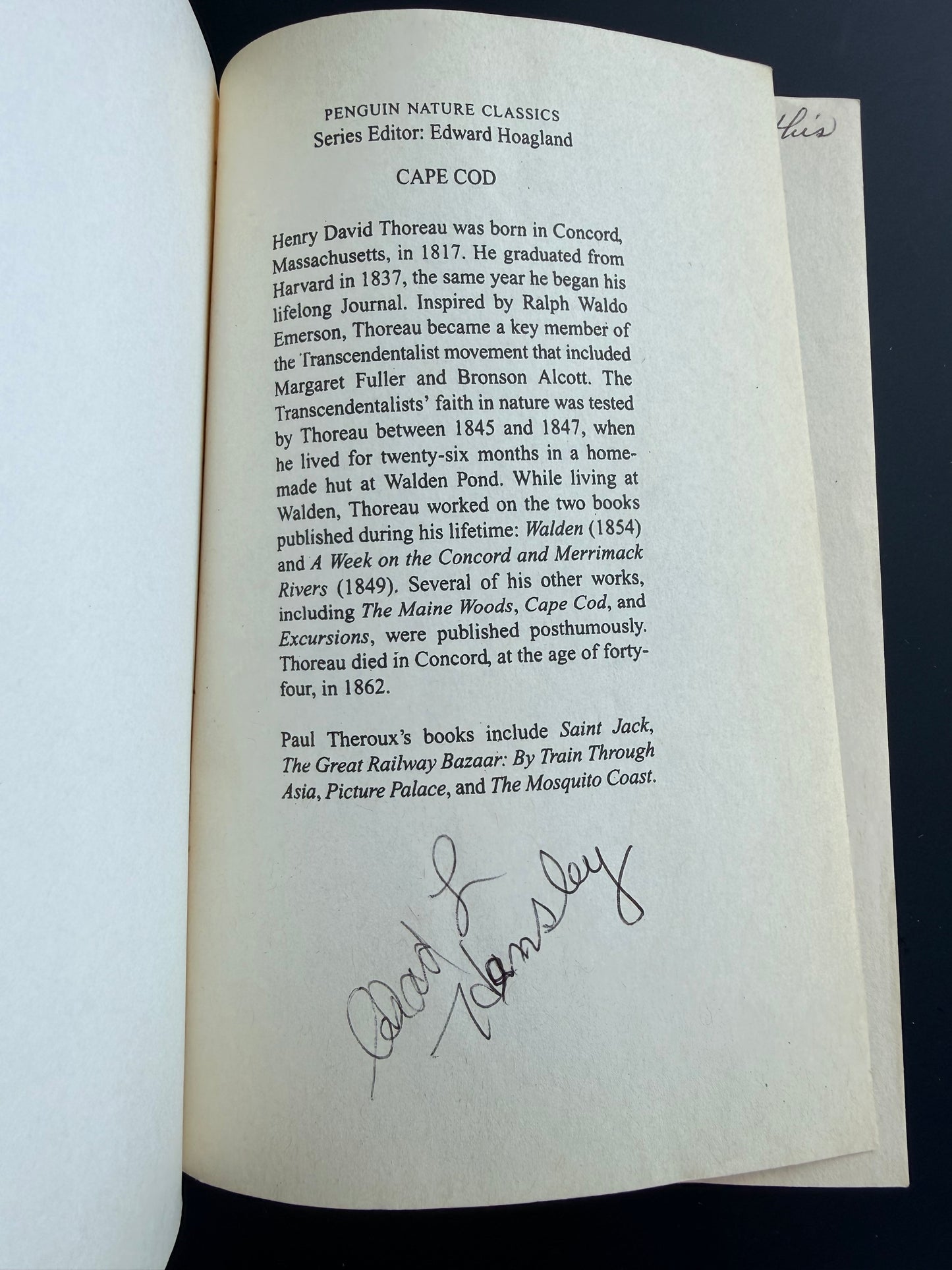 Cape Cod by Henry David Thoreau, 1987