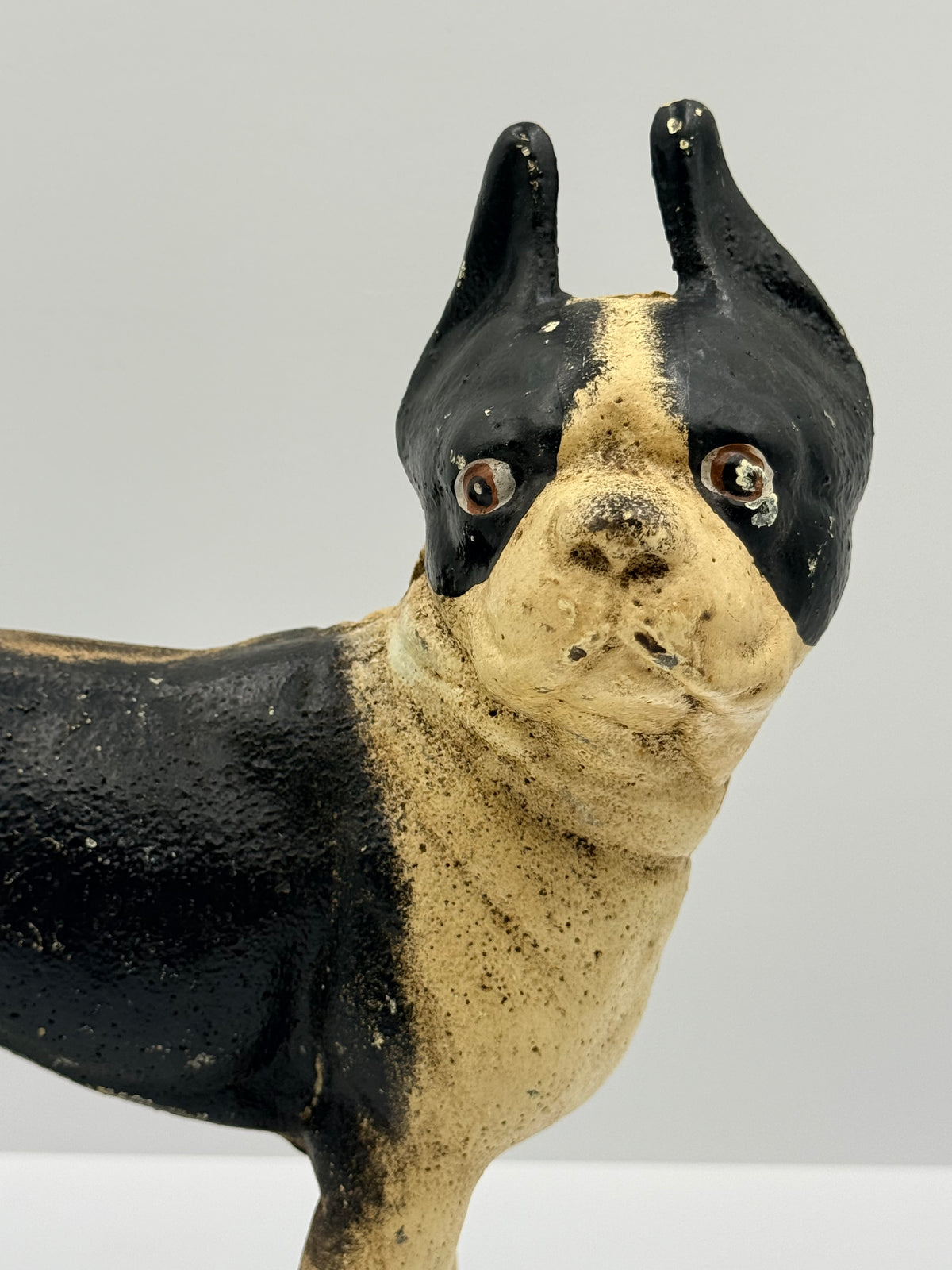 Cast Iron Vintage Terrier Dog Bank, Hubley Style Dog