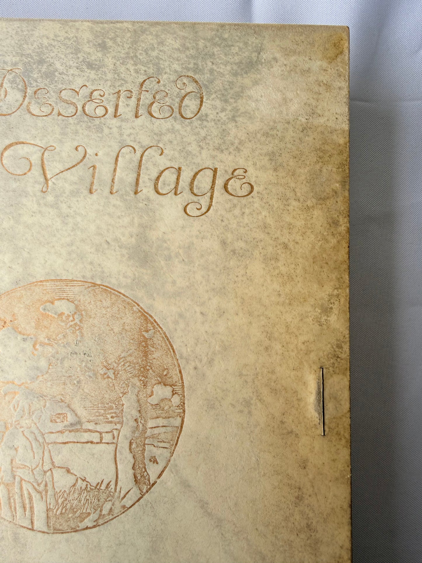 The Deserted Village by Oliver Goldsmith, Limited Edition, Fine Binding