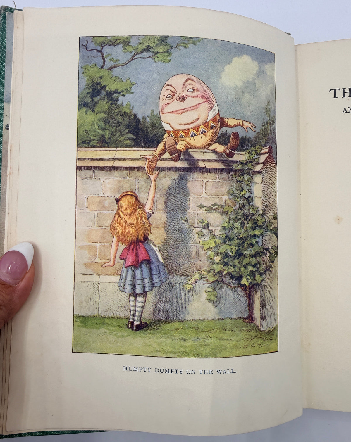 Alice Through the Looking Glass by Lewis Carroll, John Tenniel, 1934