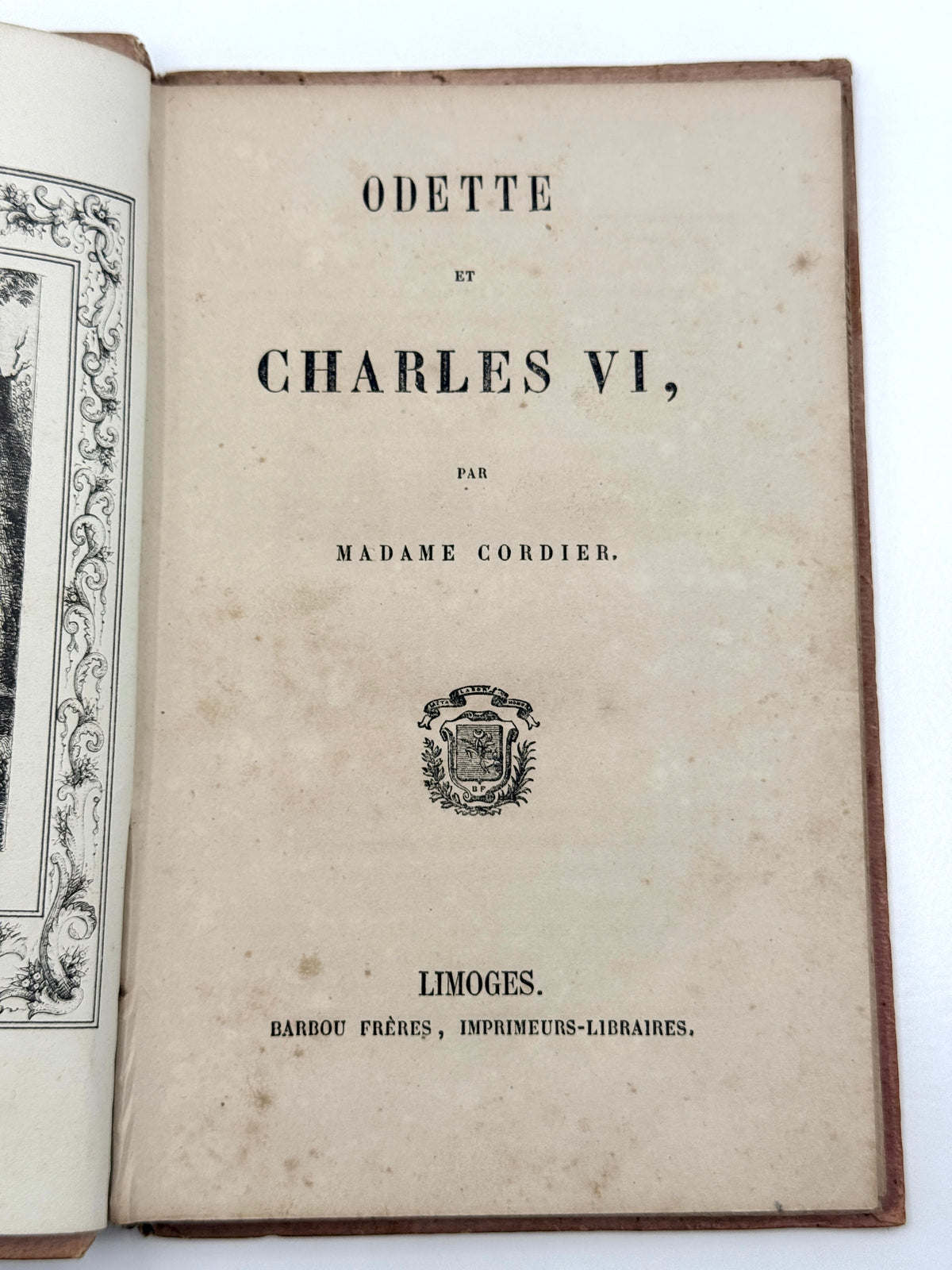 Odette et Charles VI by Cordier