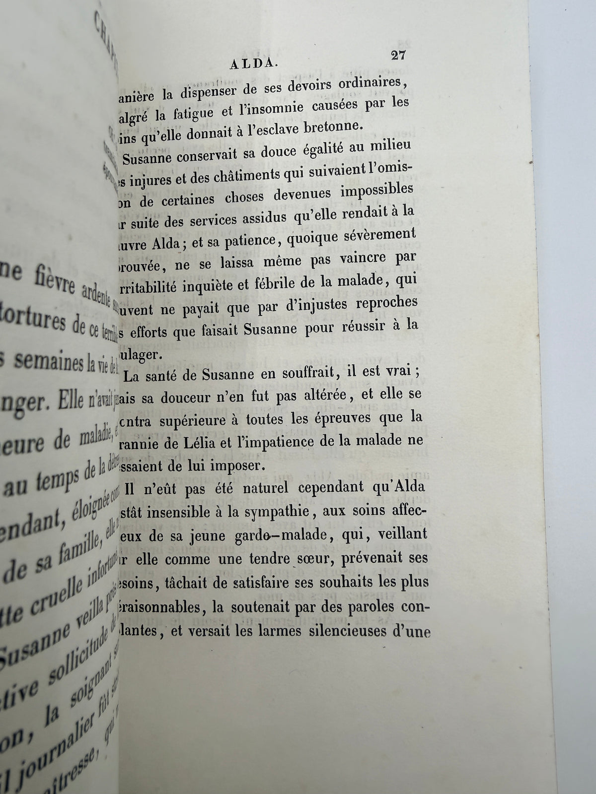 Alda, Antique French Book, 1859