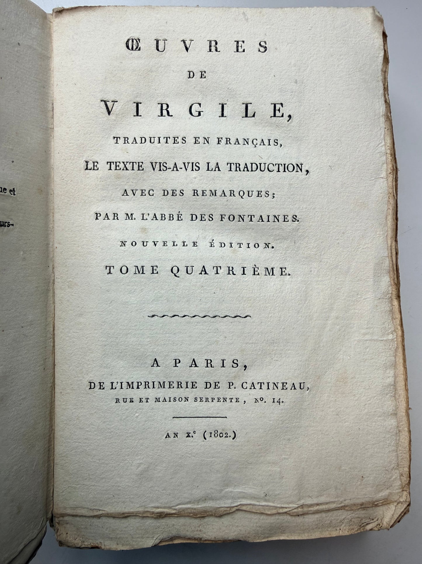 The Works of Virgile, French Pink Soft Cover Books, 1802