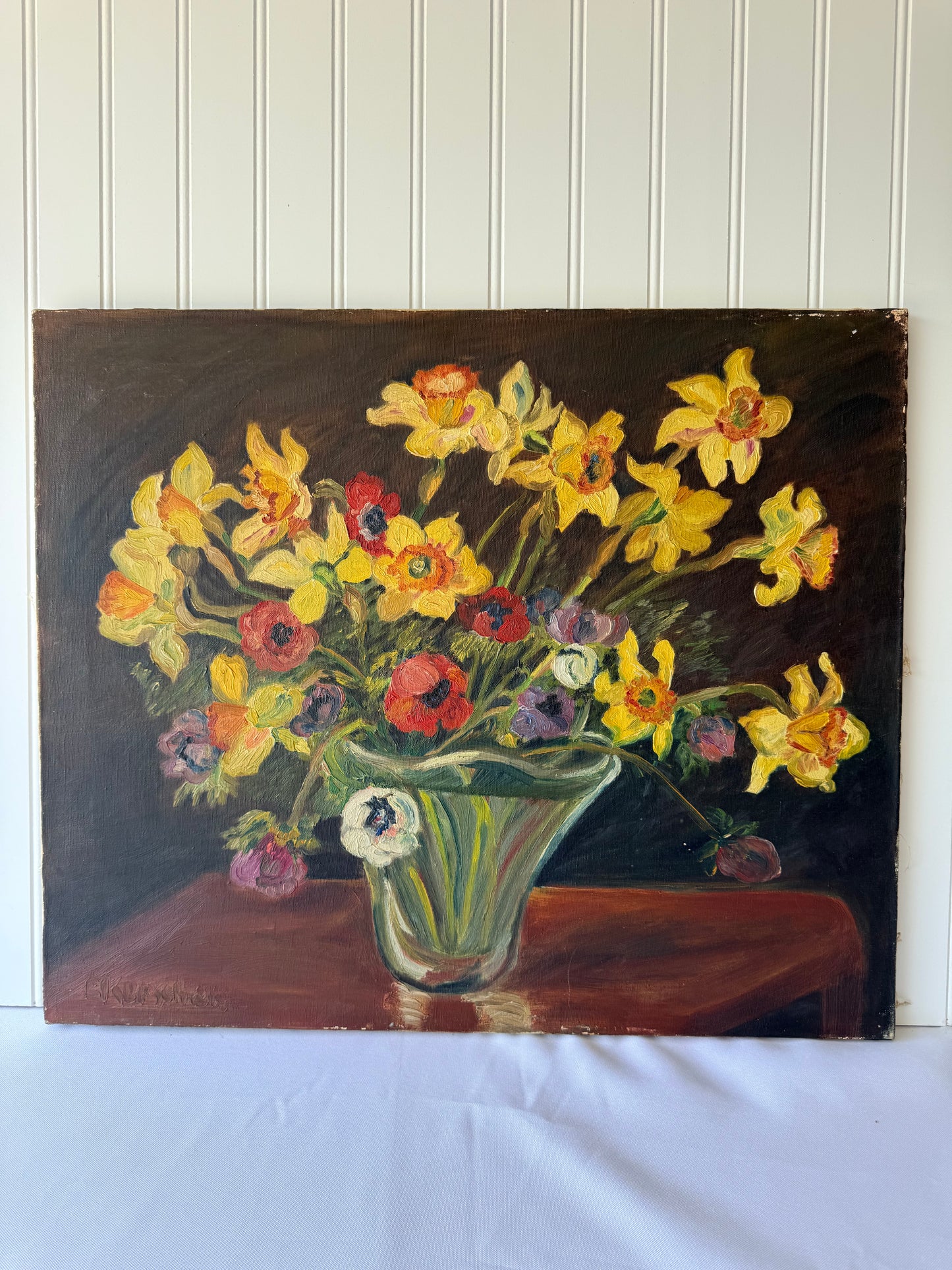 Daffodils by Dr E Kerschen, Jonquilles, 21”