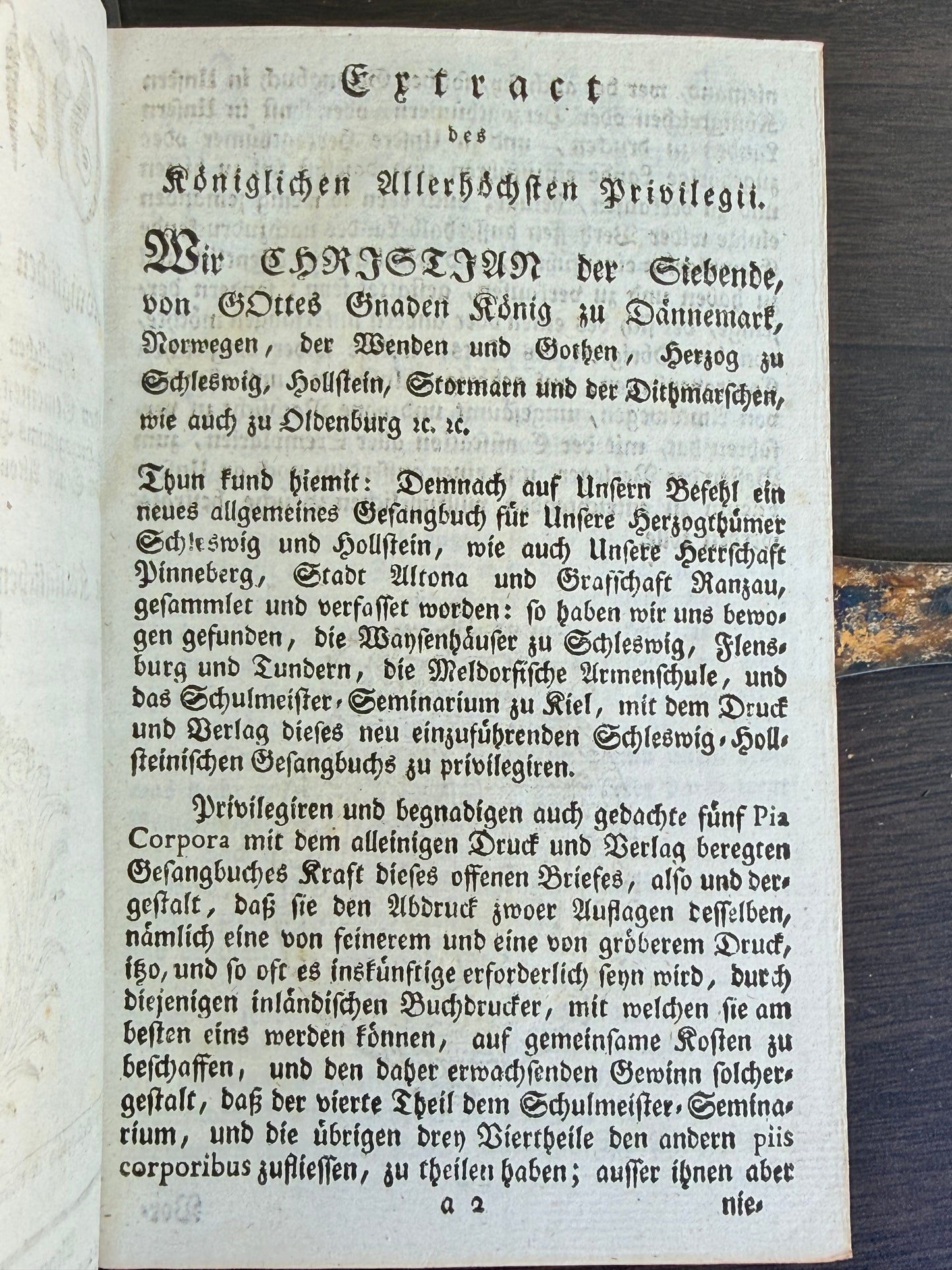 Allgemeines Gesangbuch, German Hymnal Prayer Book, 1785