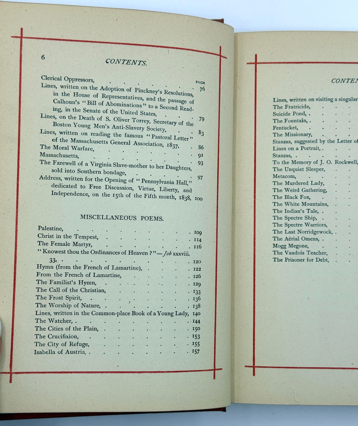 Poems by John Whittier
