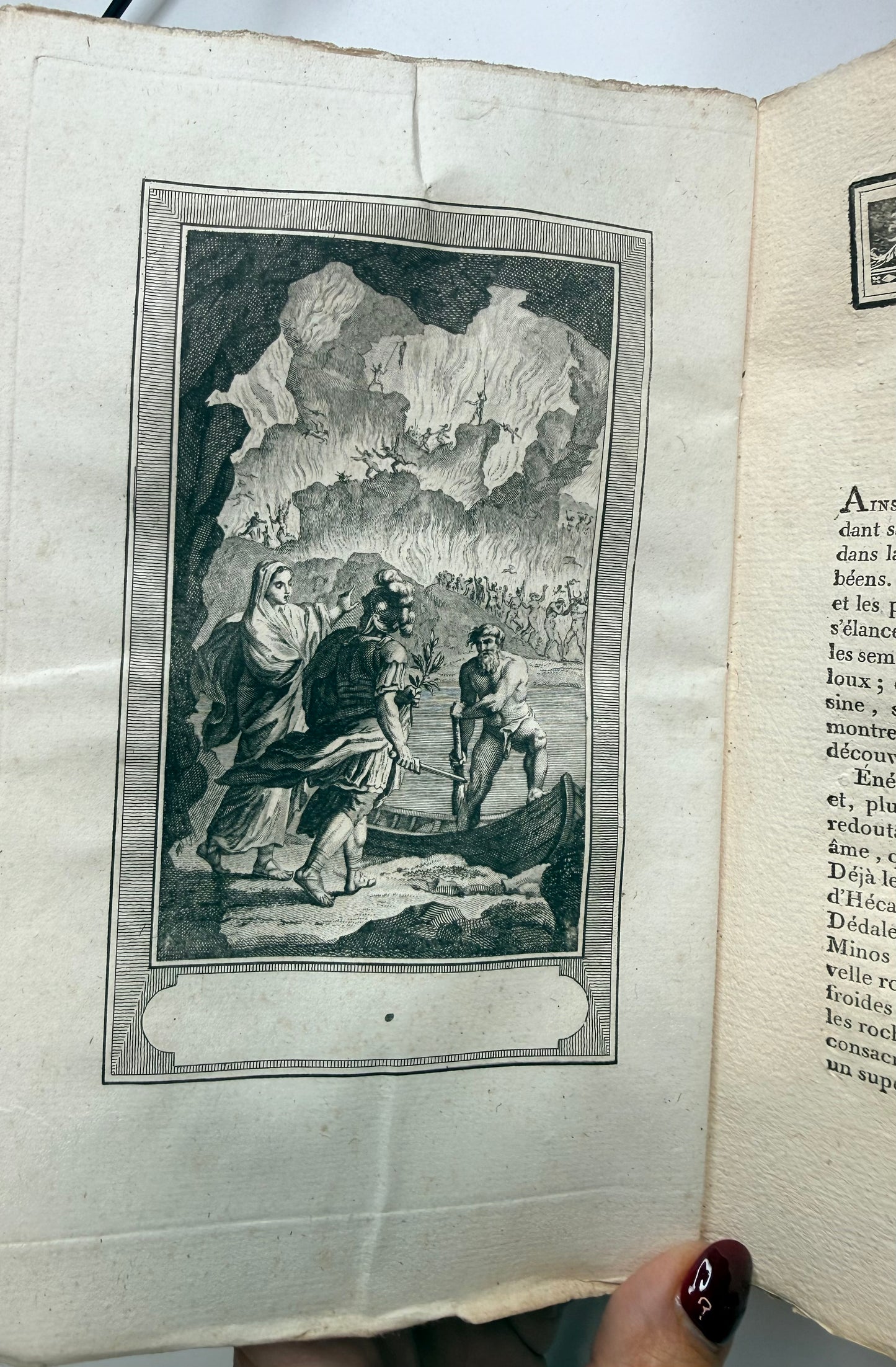 The Works of Virgile, French Pink Soft Cover Books, 1802