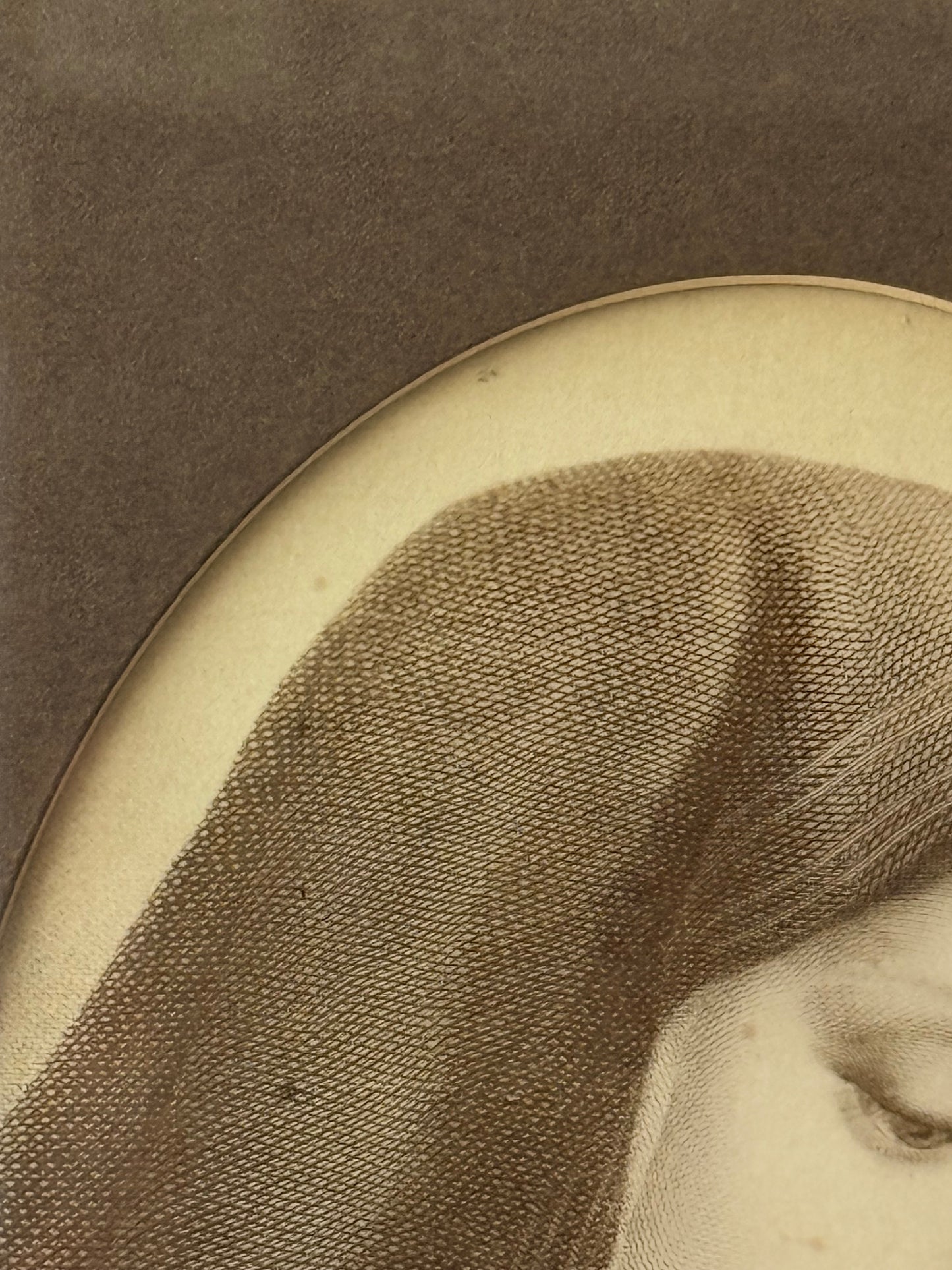 Vintage Virgin Mary Wall Art, 9”