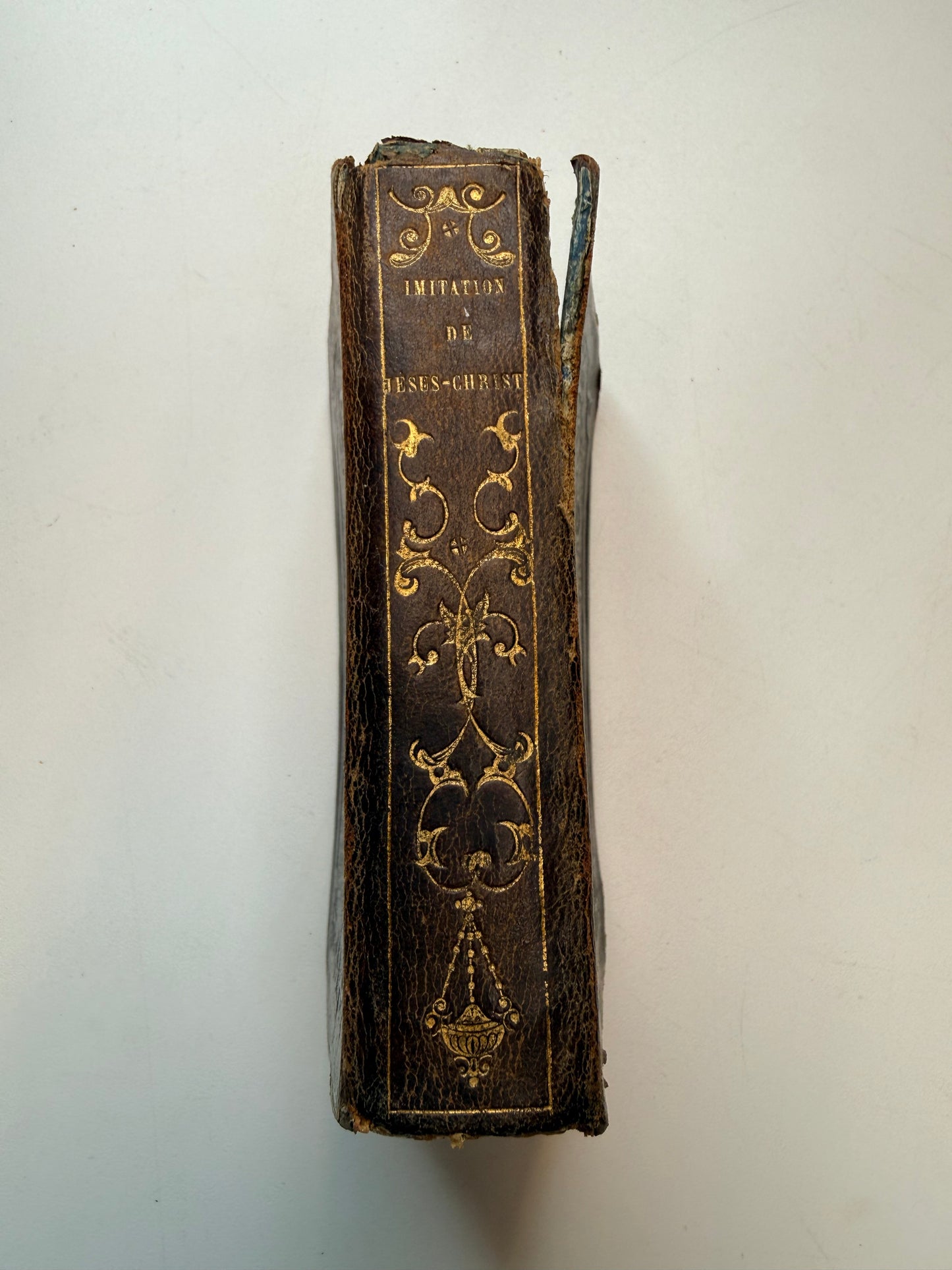 Imitation of Jesus Christ, Leather French Book, 1843