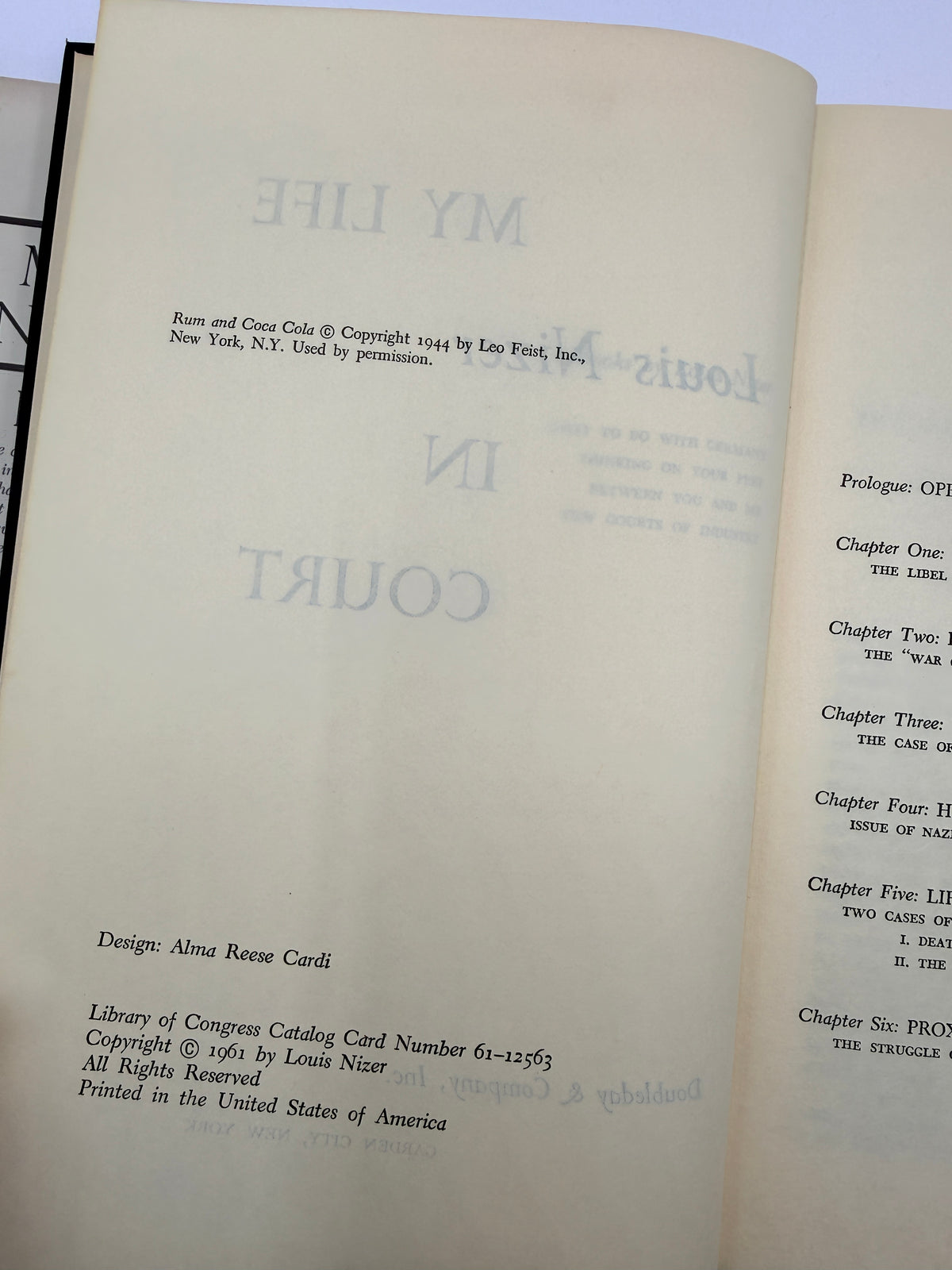 My Life in my Court by Louis Nizer