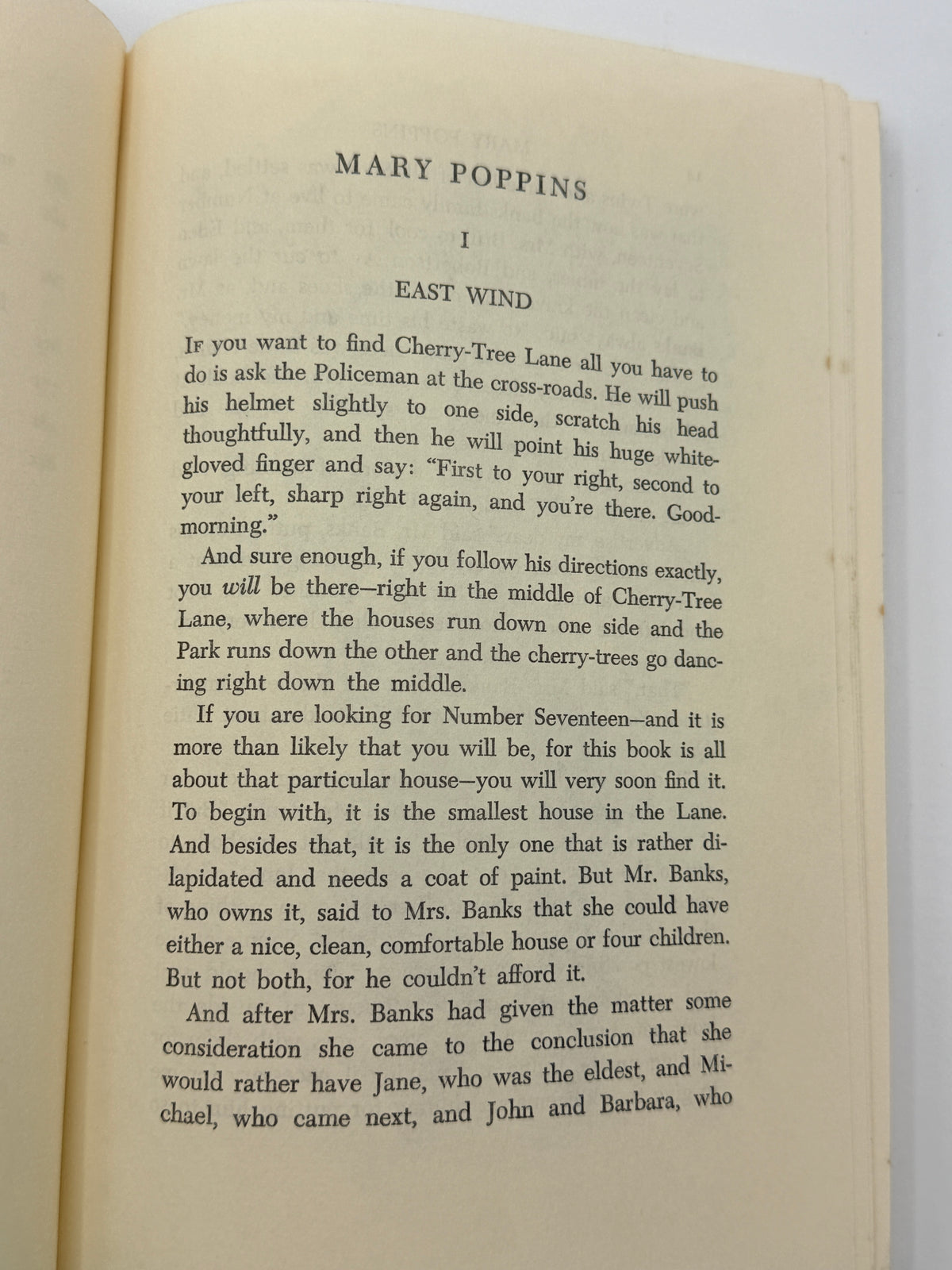Mary Poppins Vintage Book by P L Travers, 1962