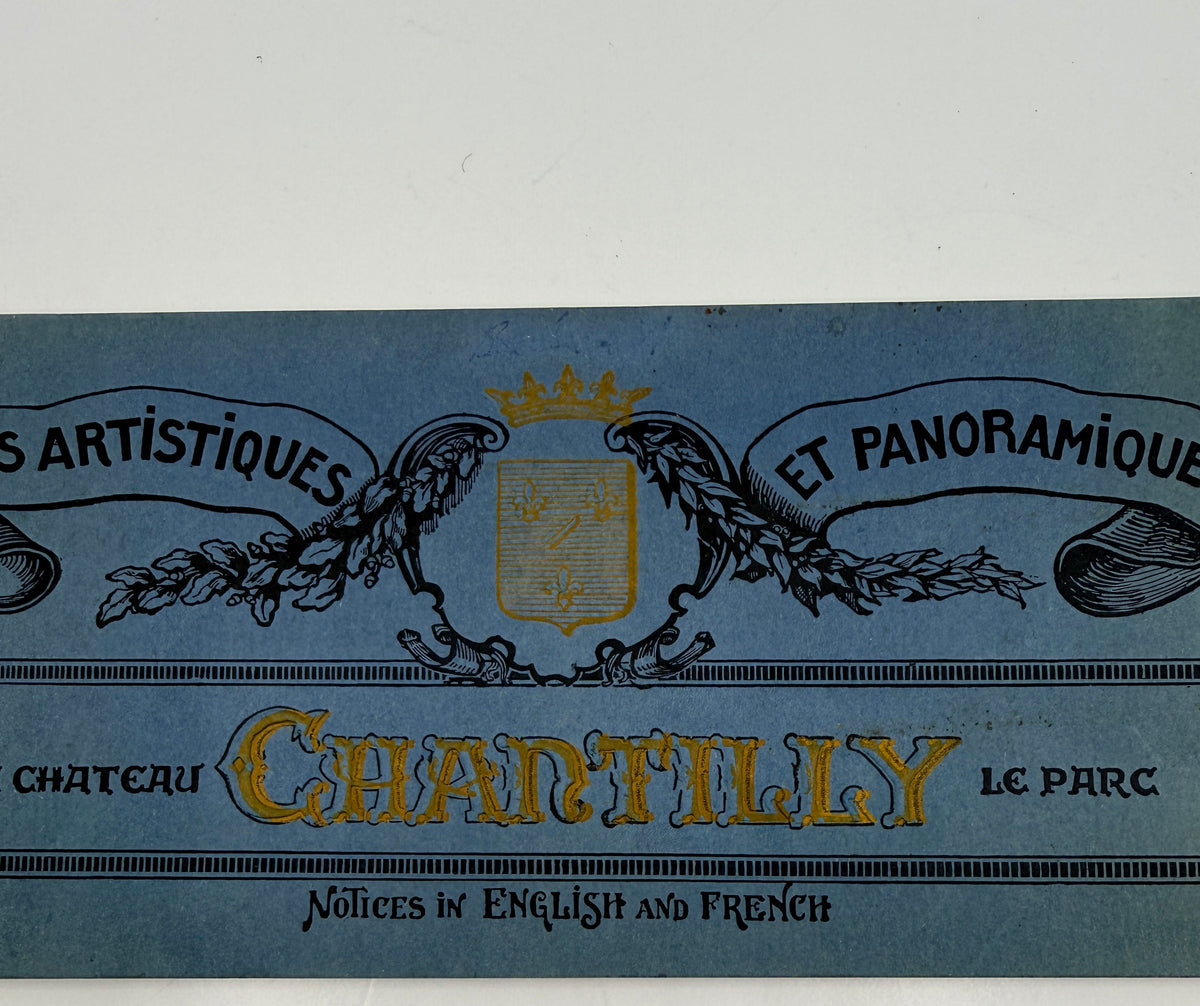 Le Chateau Chantilly le Parc Panoramiques, French Vintage Panoramics