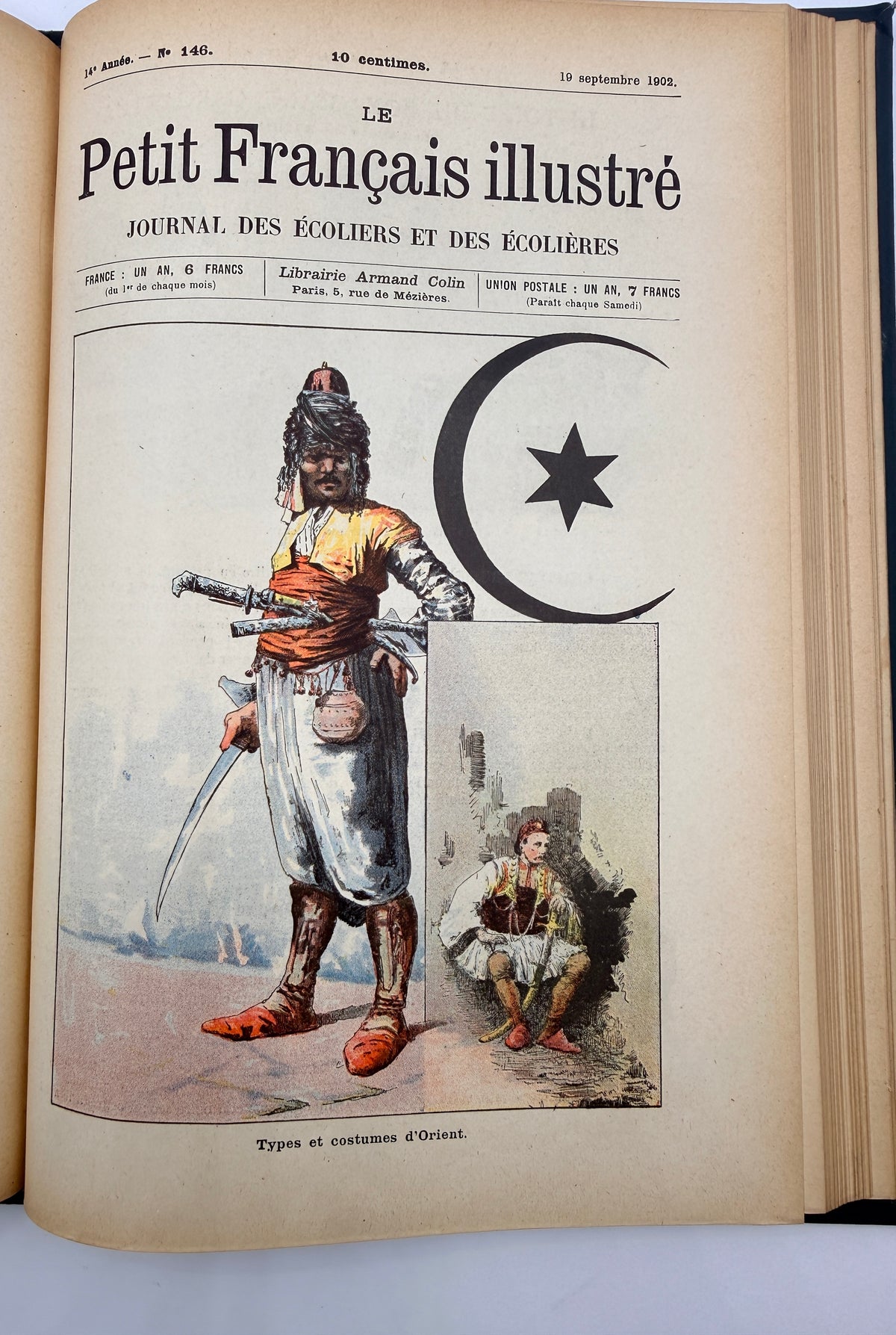 Les Petit Francais Illustraé Journal, 1902, Antique French Journal Collection