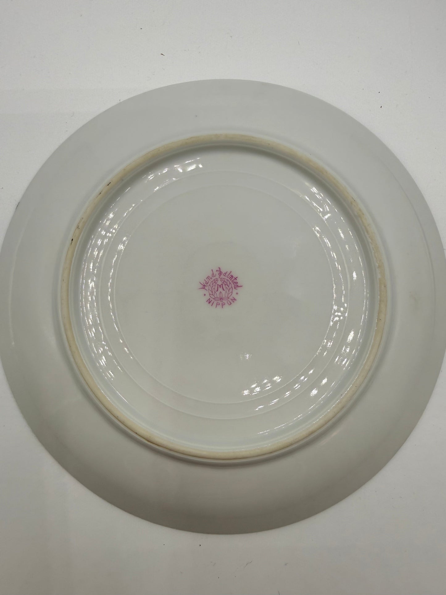 Nippon Pink Rose Floral Plate, 6”