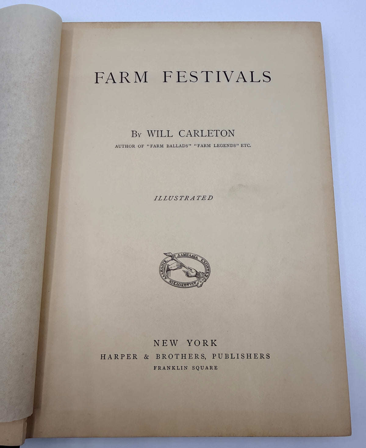 Farm Festivals by Will Carleton, 1881