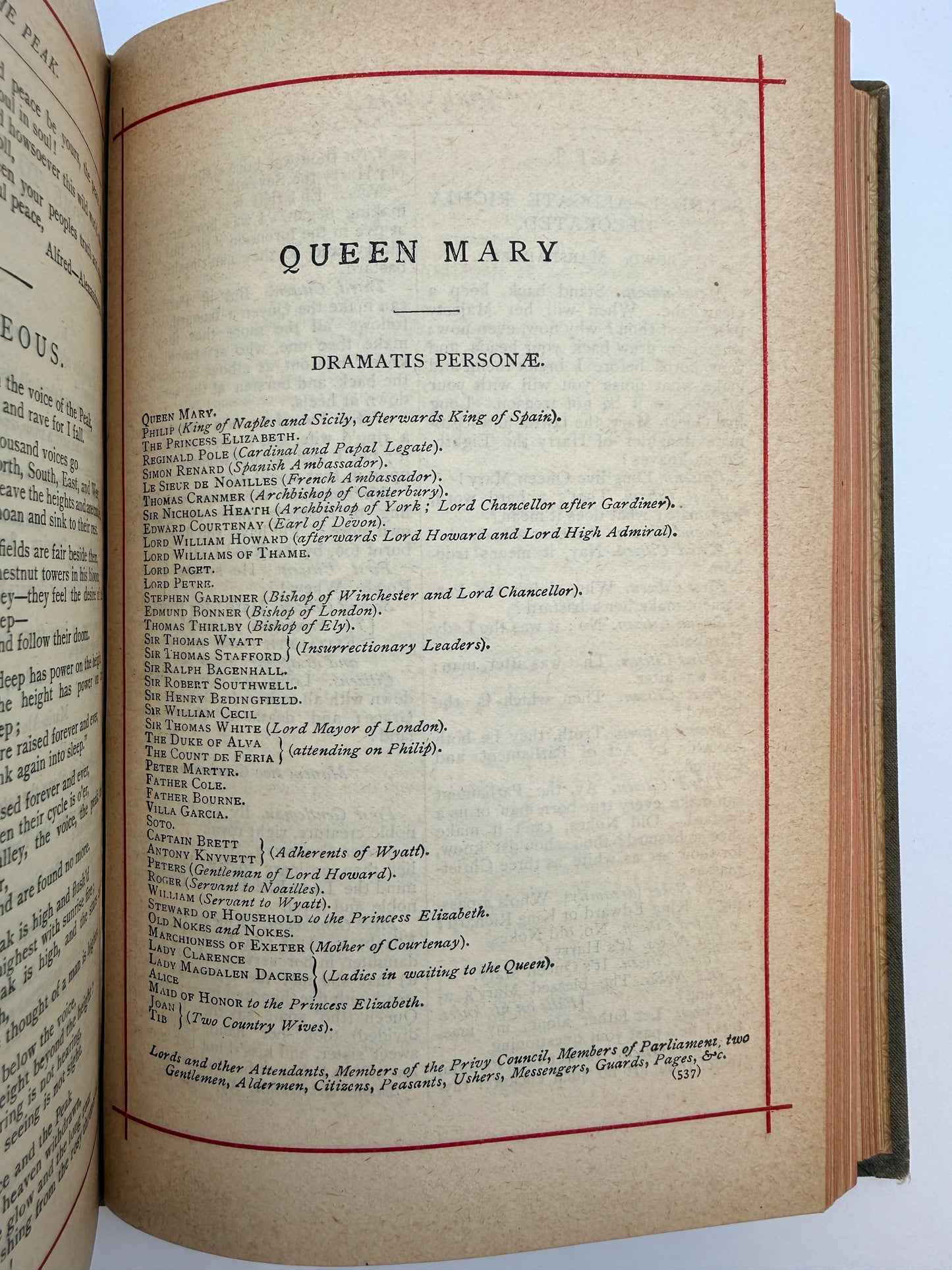 Alfred Tennyson’s Poetical Works, The Princess & Others