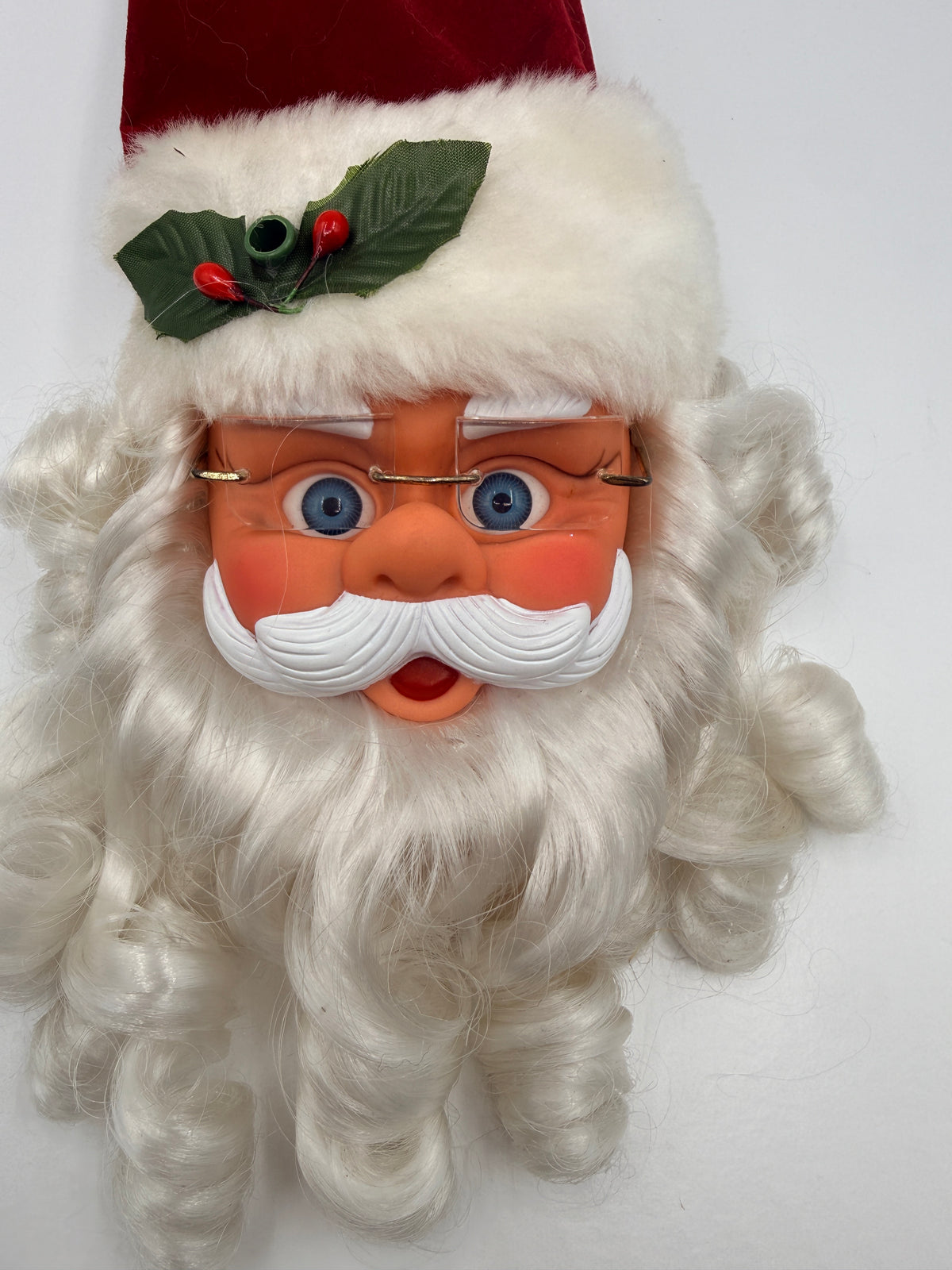 Vintage Santa Face Wall or Tree Hanging