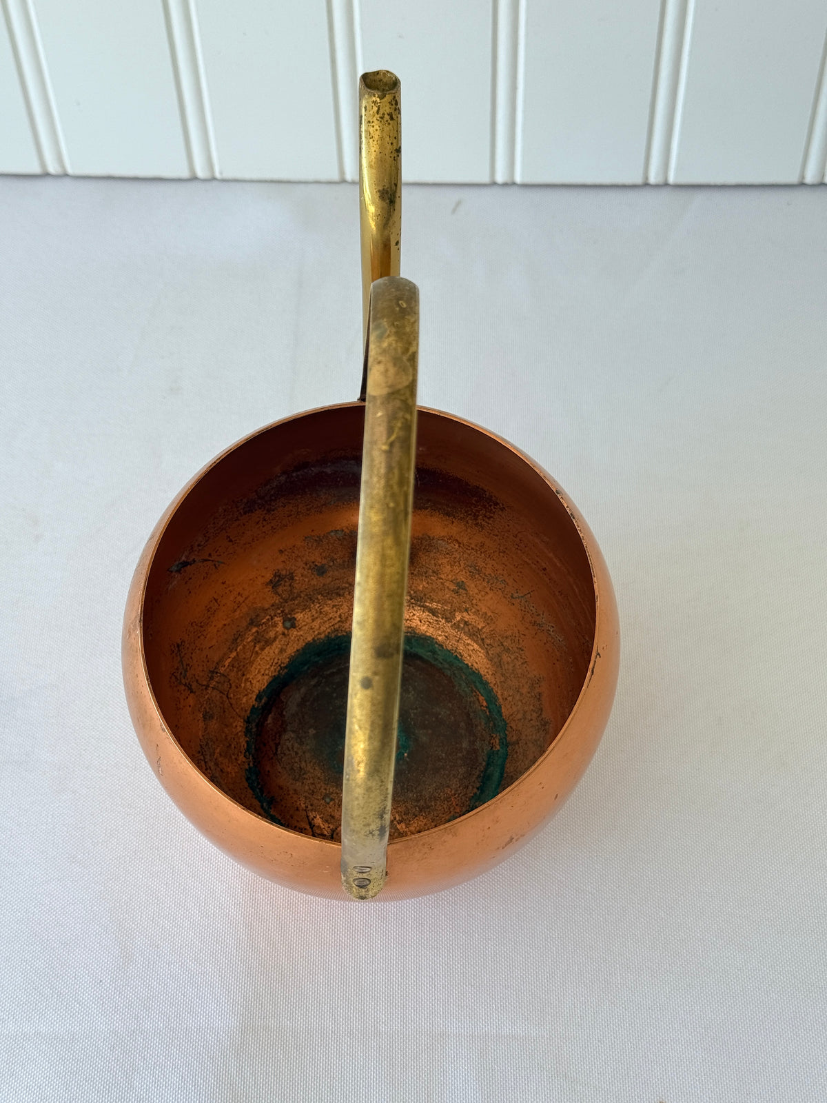 Antique Copper Watering Kettle, Copper Pouring Vessel