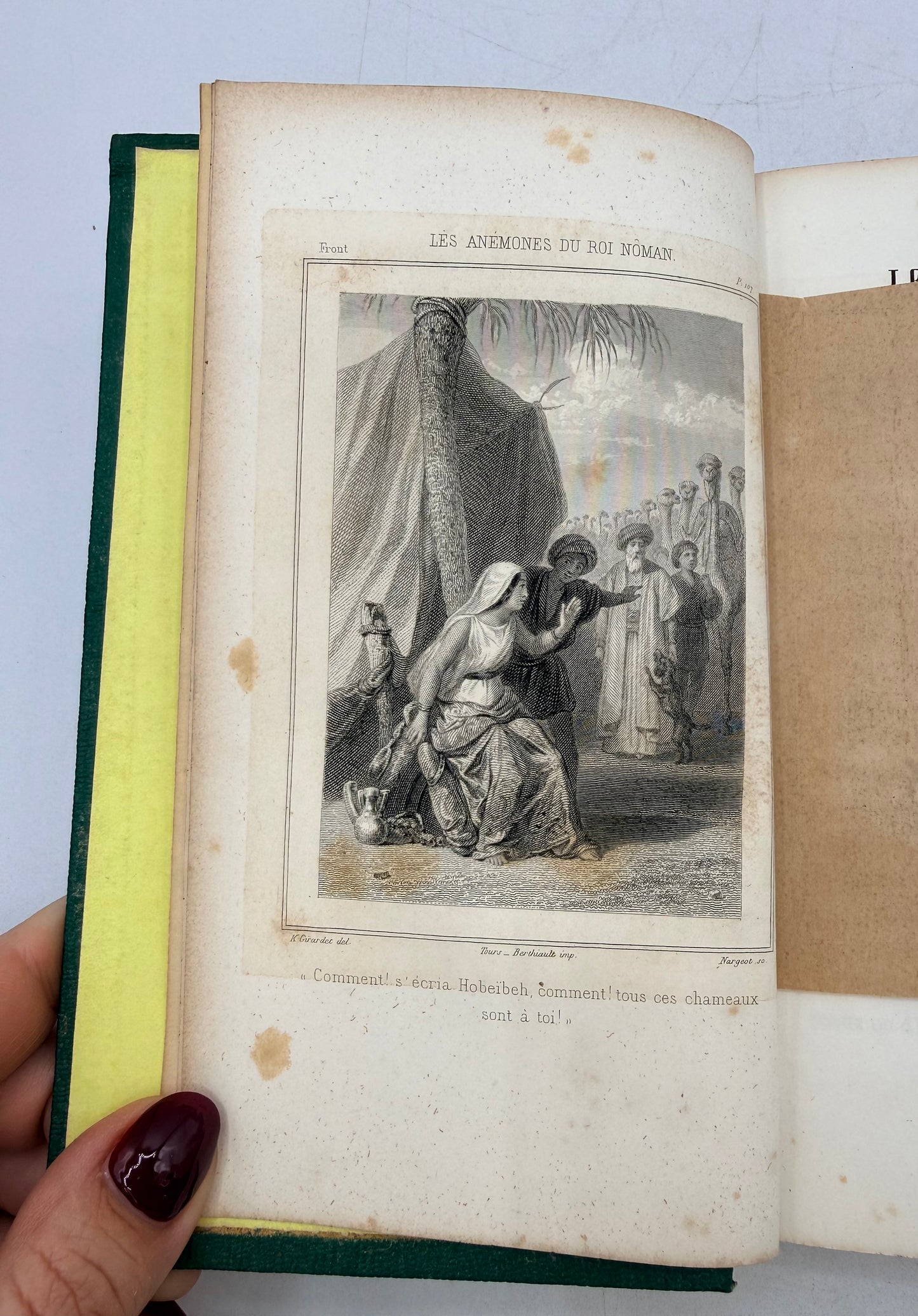 The Years of King Noman, French Cartonnage, 1860