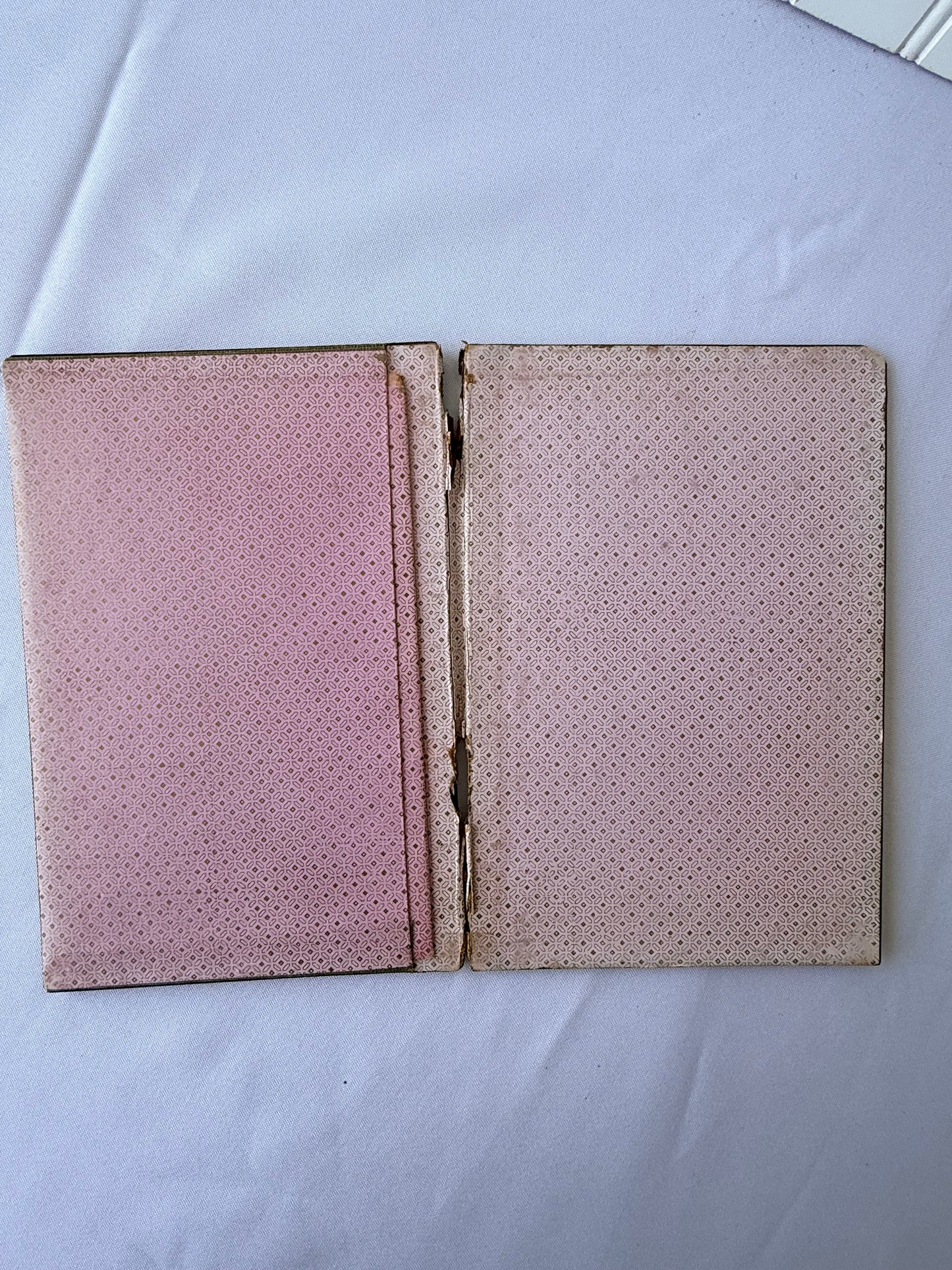 Victorian Paper Mache Desktop Blotter, Victorian Paper Holder