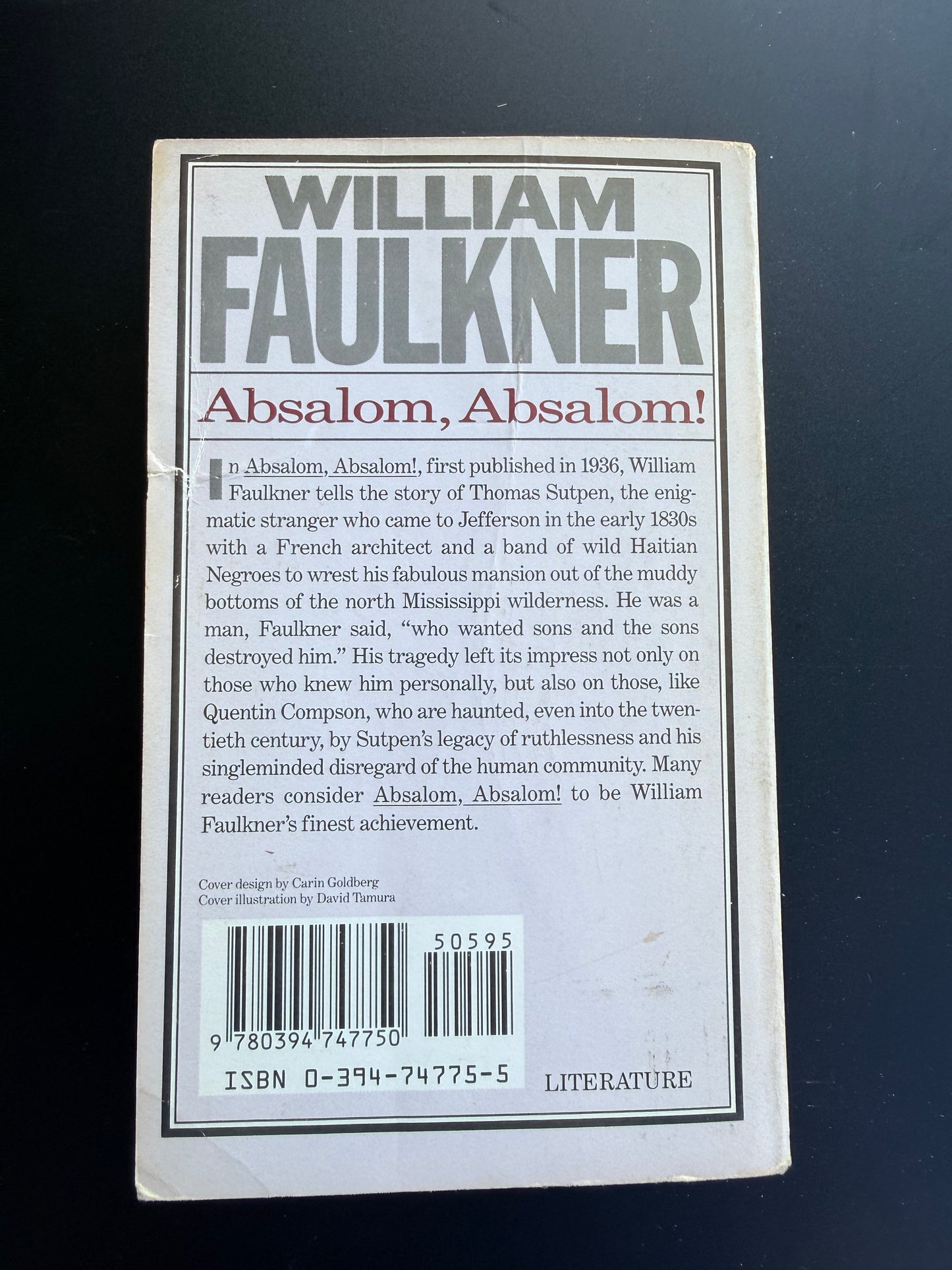 Absalom, Absalom by William Faulkner, 1987
