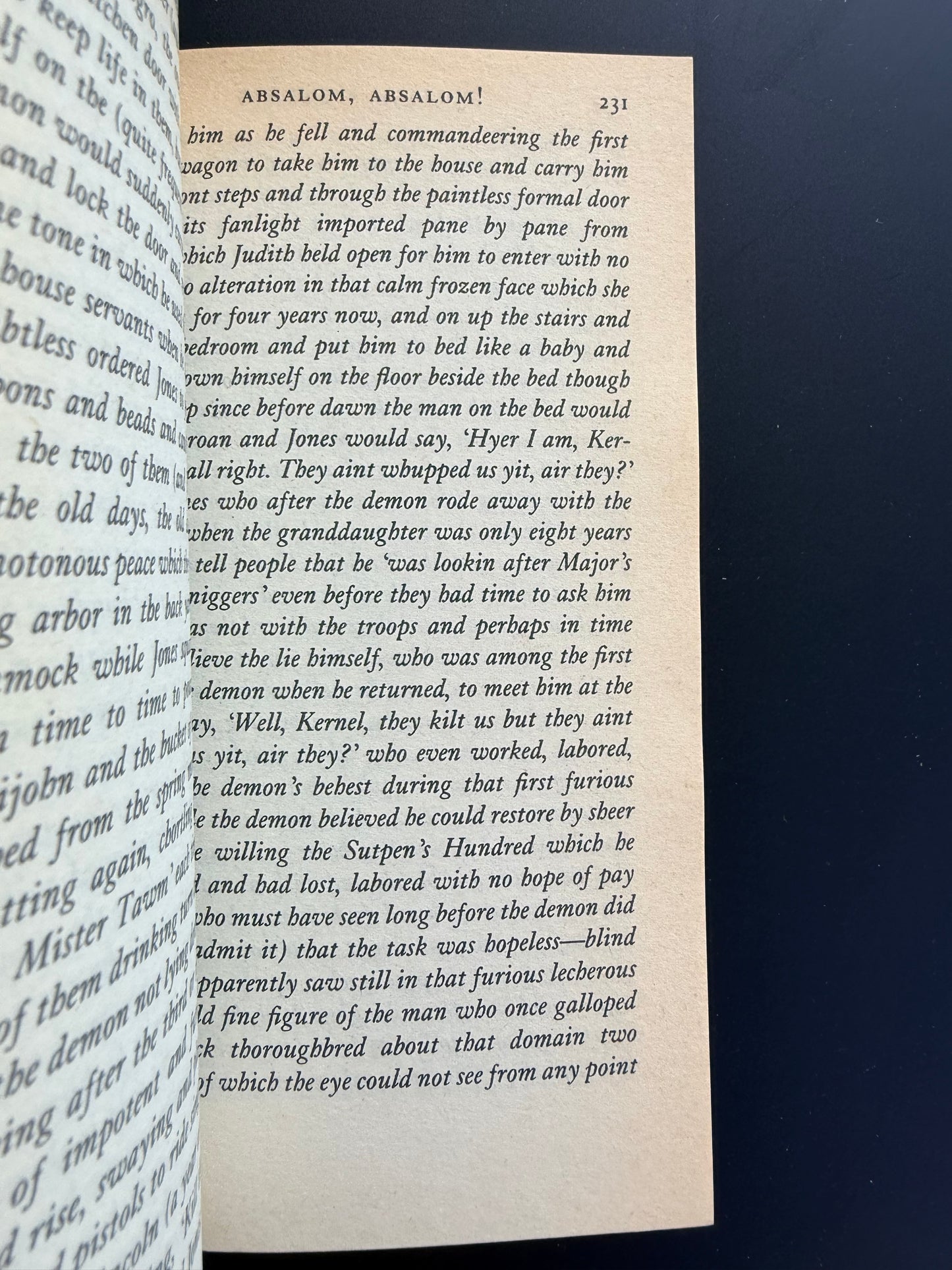 Absalom, Absalom by William Faulkner, 1987