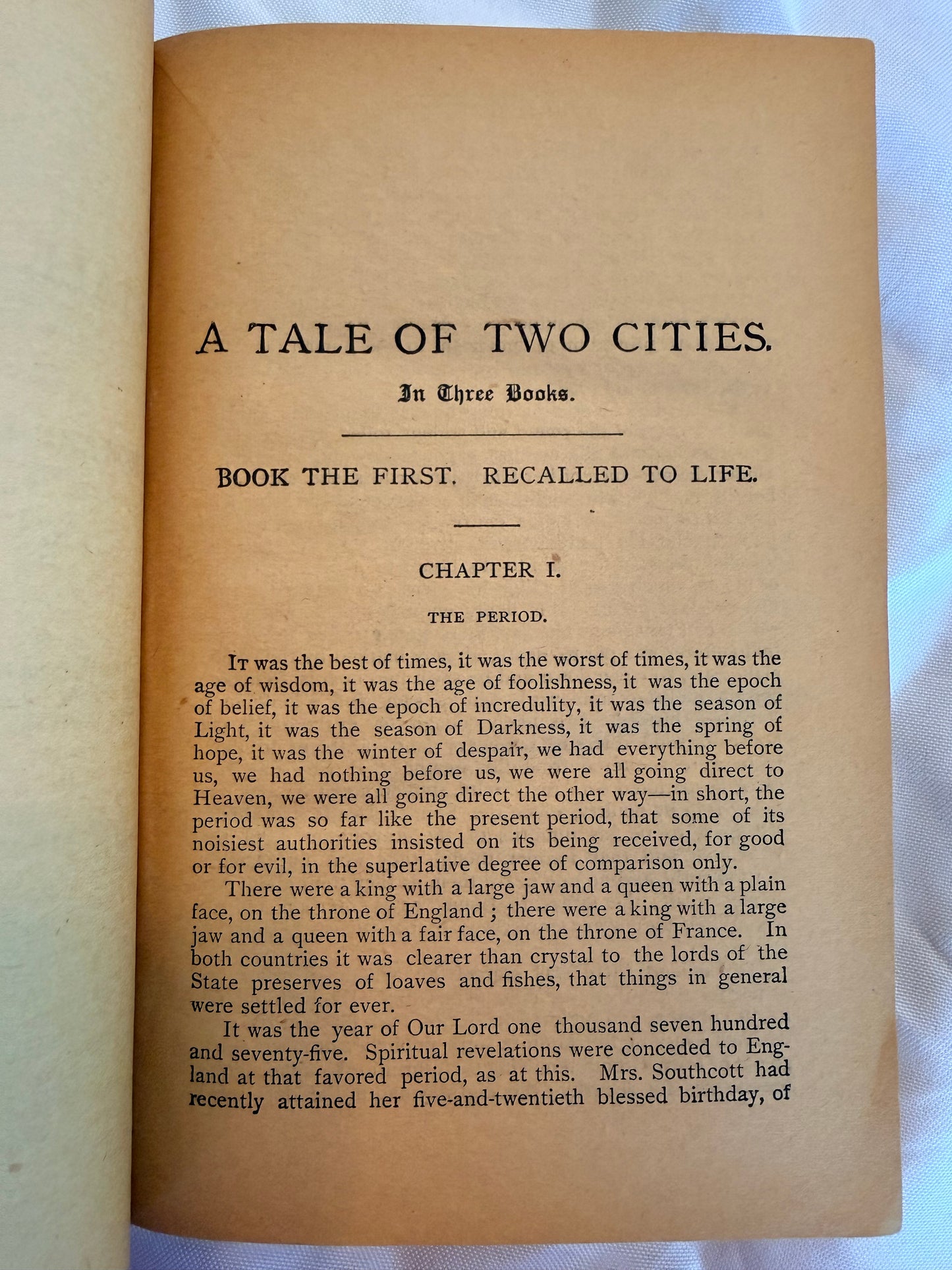 Tale of Two Cities by Charles Dickens, 1900