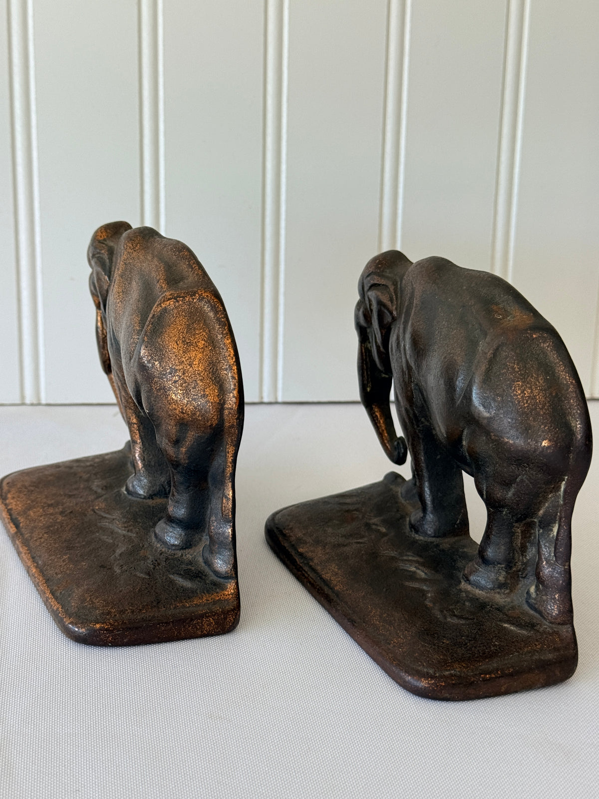 Elephant Cast Iron Bookends, 5”