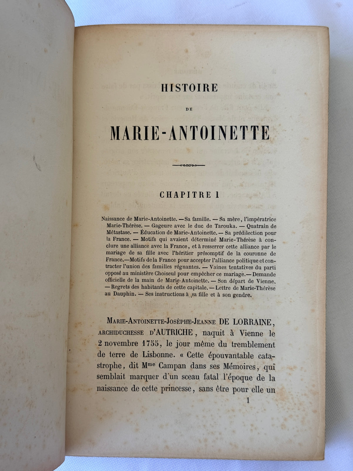 History of Marie Antoinette, French, 1860