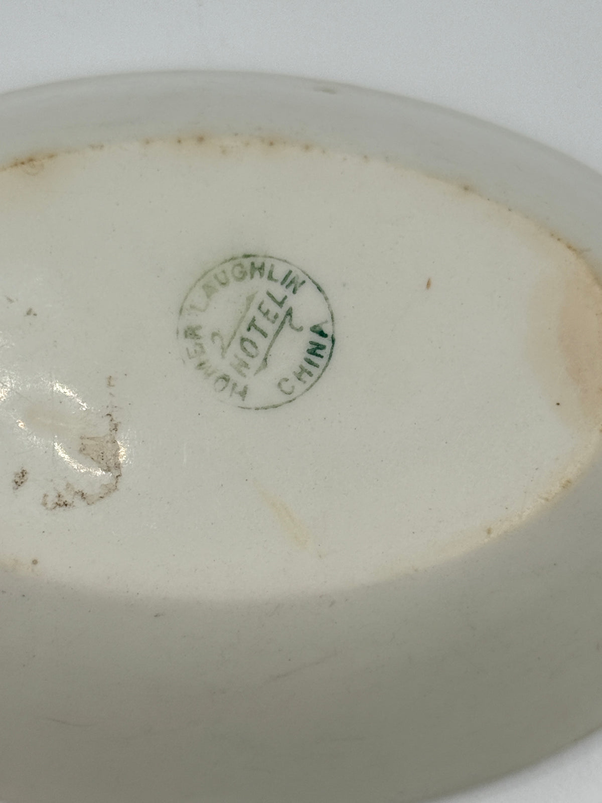 Laughlin Hotel Ironstone Soapdish China