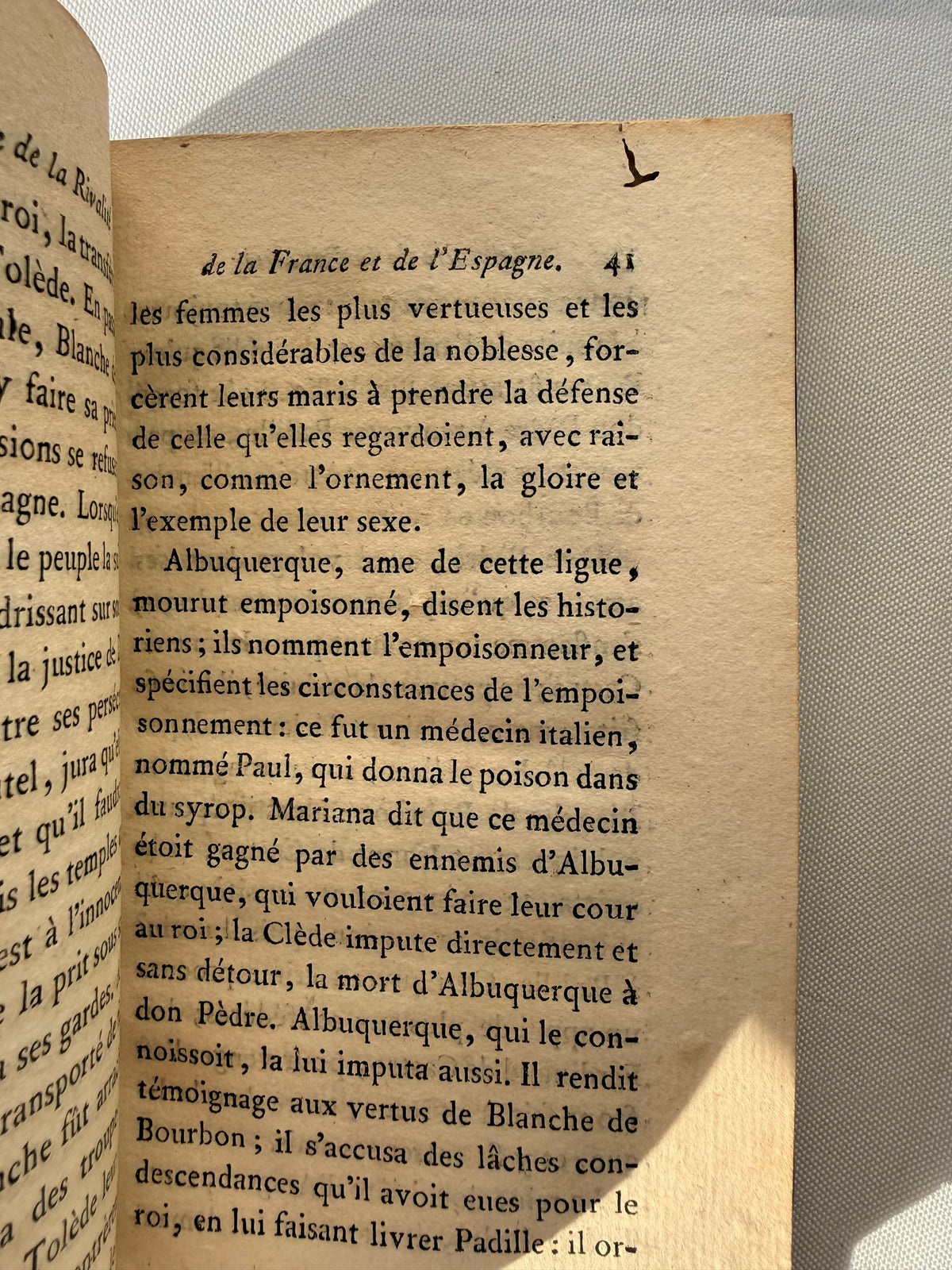 The History of the Rivalry Between France & Spain, 1801, French language DSM Vintage