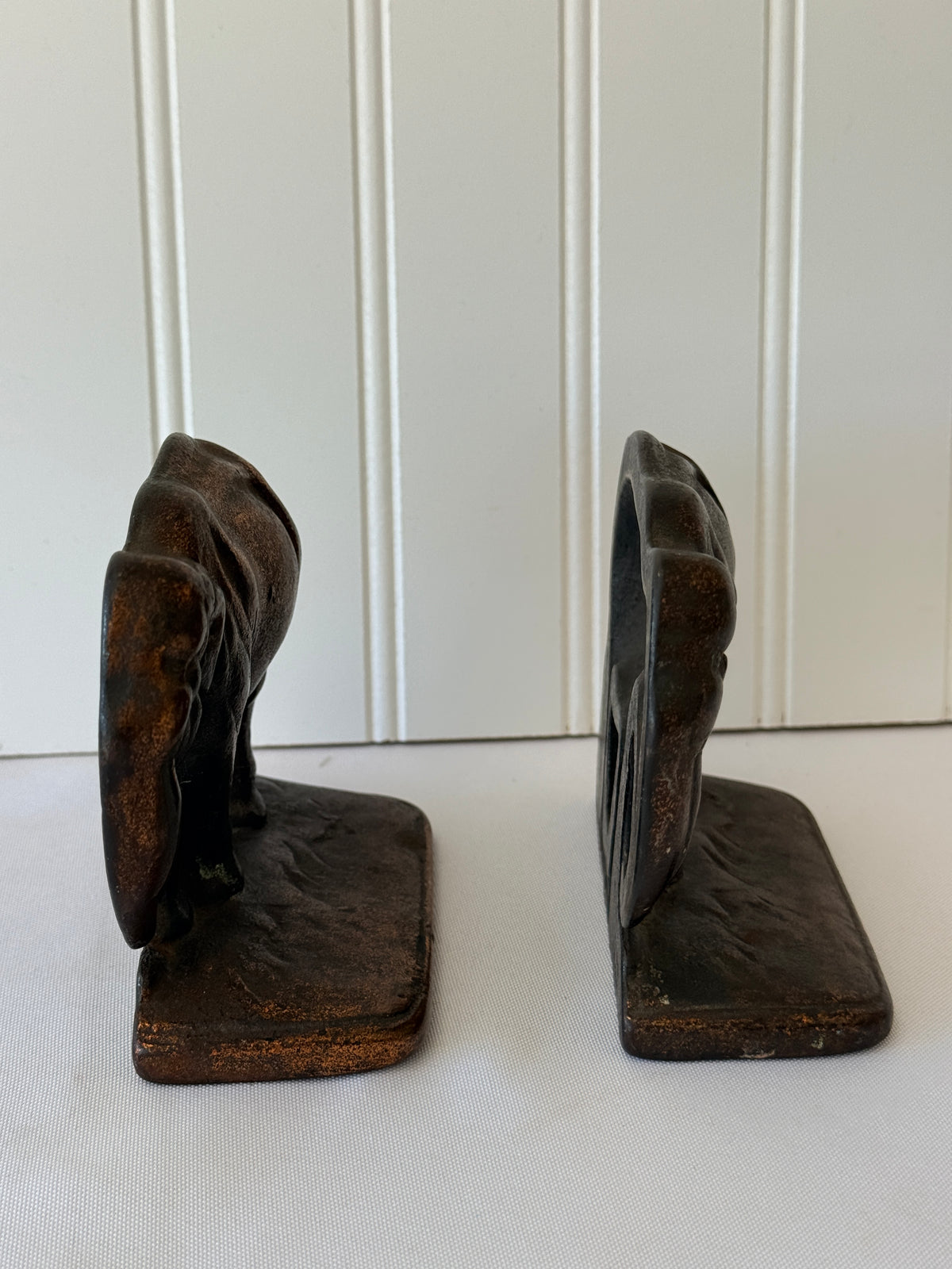 Elephant Cast Iron Bookends, 5”