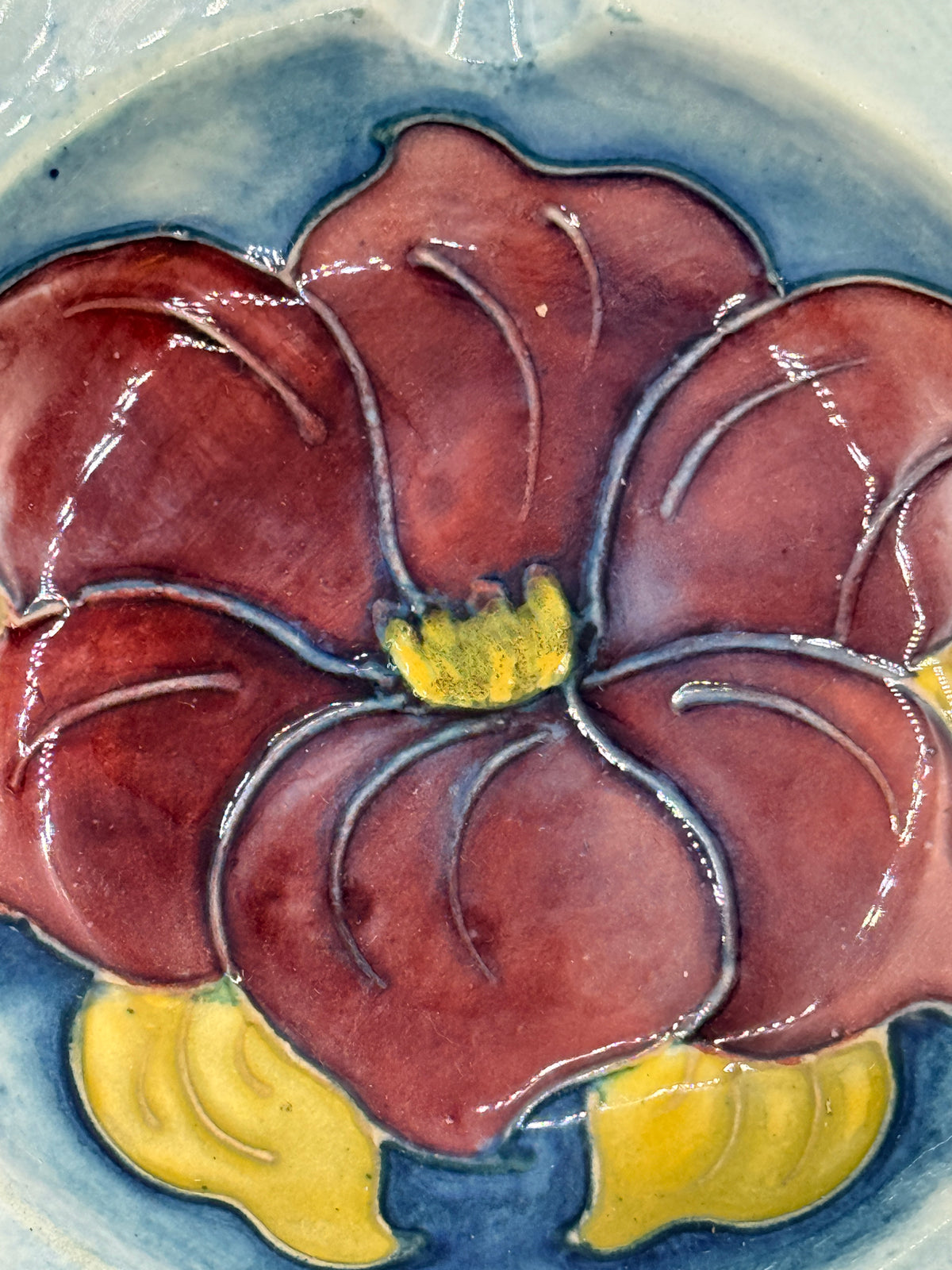 Moorcroft Vintage Floral Catch-all, 5"